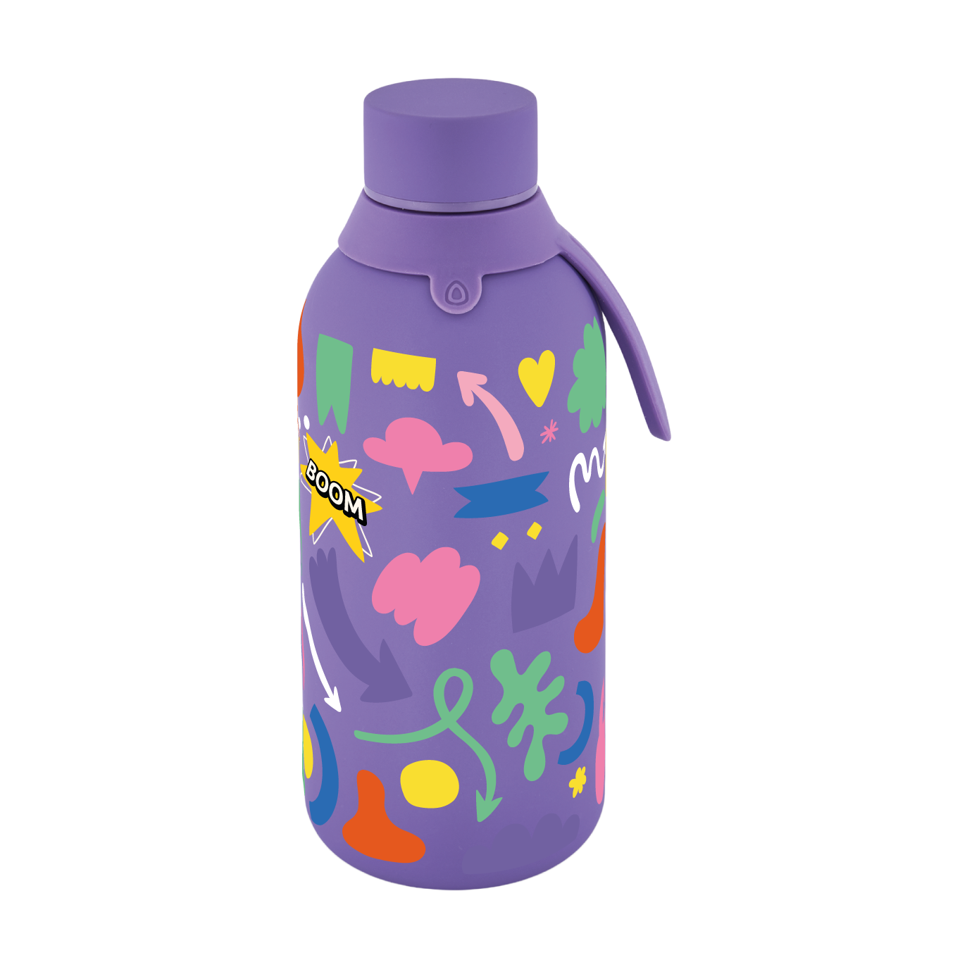 Botella Térmica de Acero Inoxidable con Interior Cerámico y Doble Tapón – Keep Moving | Aurea