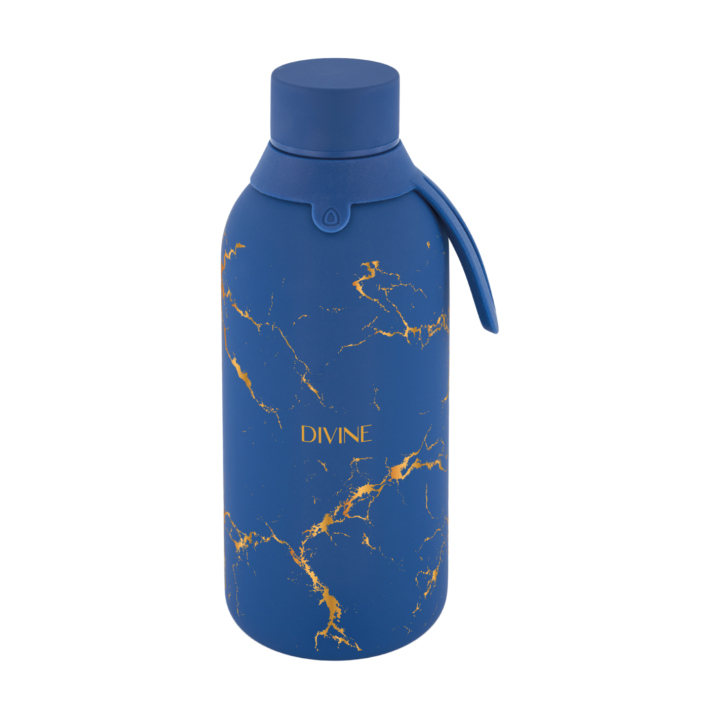 Botella Térmica de Acero Inoxidable con Interior Cerámico y Doble Tapón – Pure Gold | Aurea
