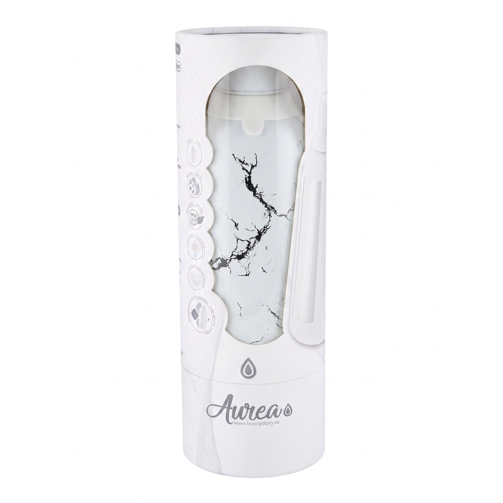 Botella Térmica de Acero Inoxidable con Interior Cerámico y Doble Tapón – Solid Stone | Aurea