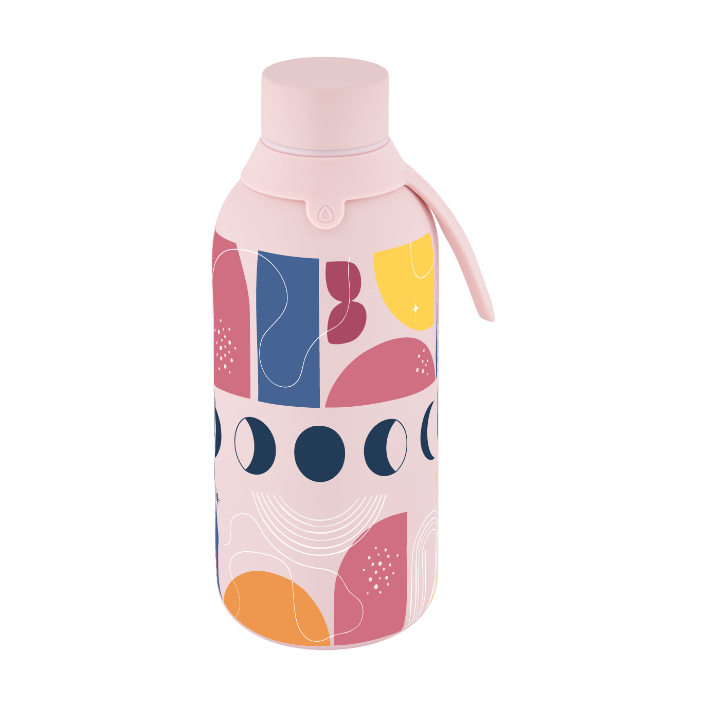 Botella Térmica de Acero Inoxidable con Interior Cerámico y Doble Tapón – Boho Soul | Aurea