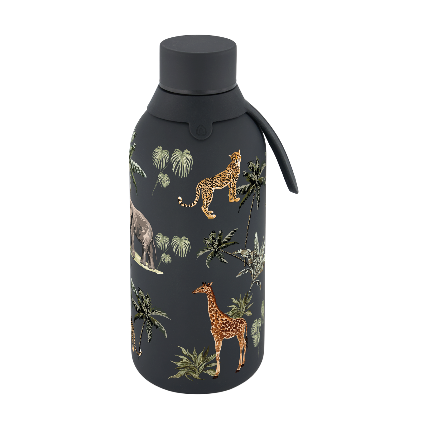 Botella Térmica de Acero Inoxidable con Interior Cerámico y Doble Tapón – Savanna Life | Aurea