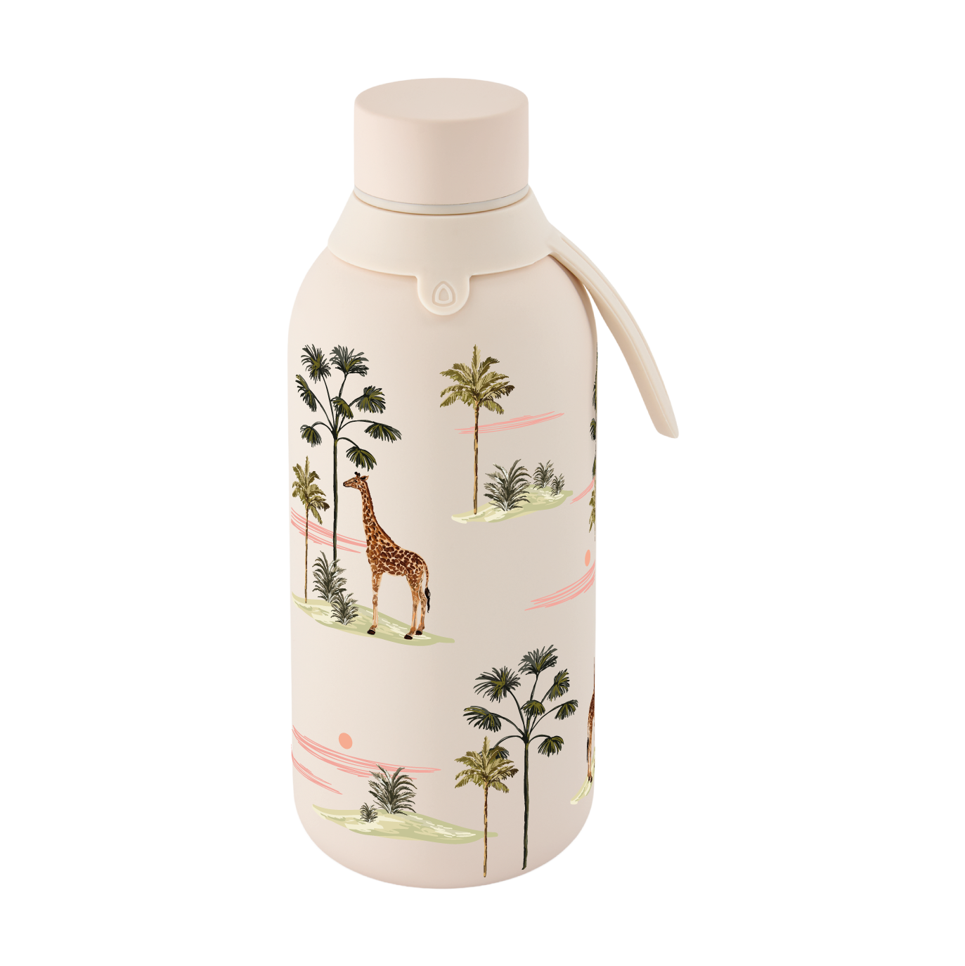 Botella Térmica de Acero Inoxidable con Interior Cerámico y Doble Tapón – Savanna Life | Aurea