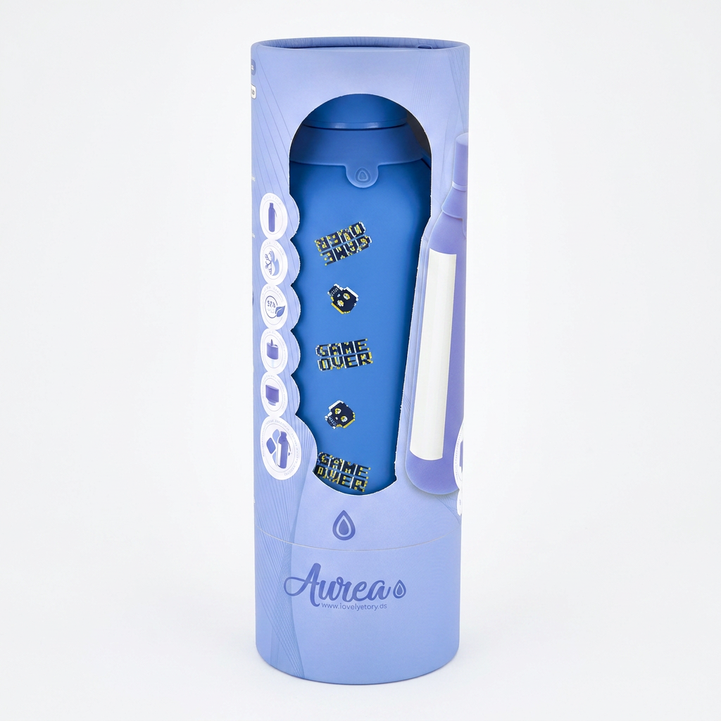 Botella Térmica de Acero Inoxidable con Interior Cerámico y Doble Tapón – Arcade Skull | Aurea