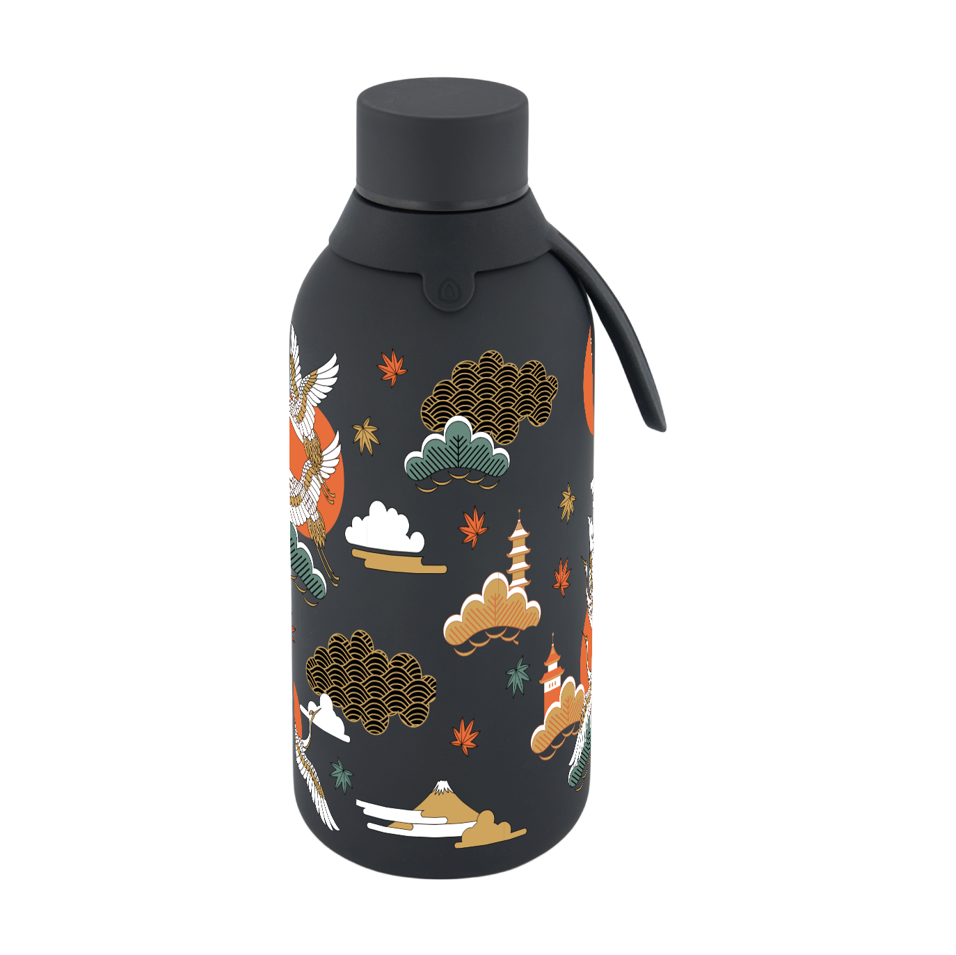 Botella Térmica de Acero Inoxidable con Interior Cerámico y Doble Tapón – Tokyo Sky | Aurea