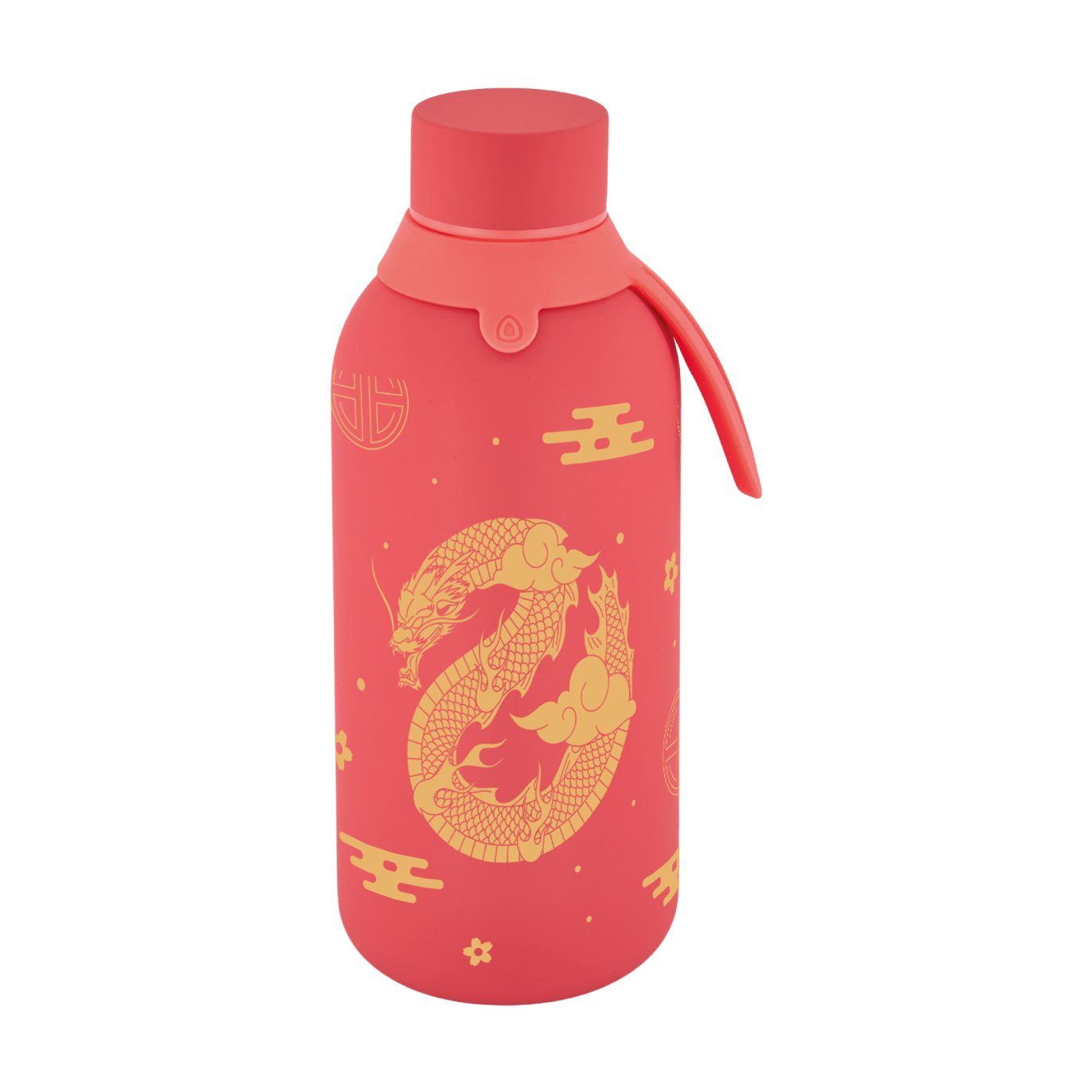 Botella Térmica de Acero Inoxidable con Interior Cerámico y Doble Tapón – Dragon Spirit | Aurea