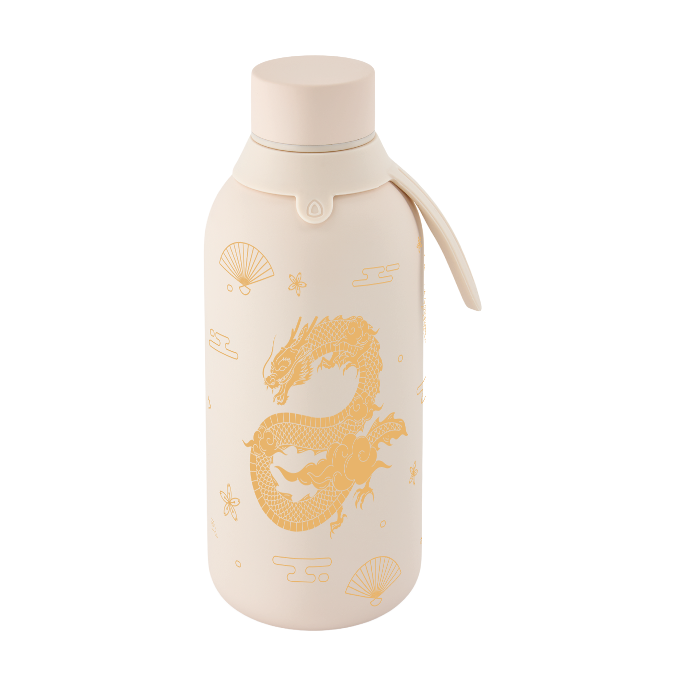 Botella Térmica de Acero Inoxidable con Interior Cerámico y Doble Tapón – Dragon Spirit | Aurea