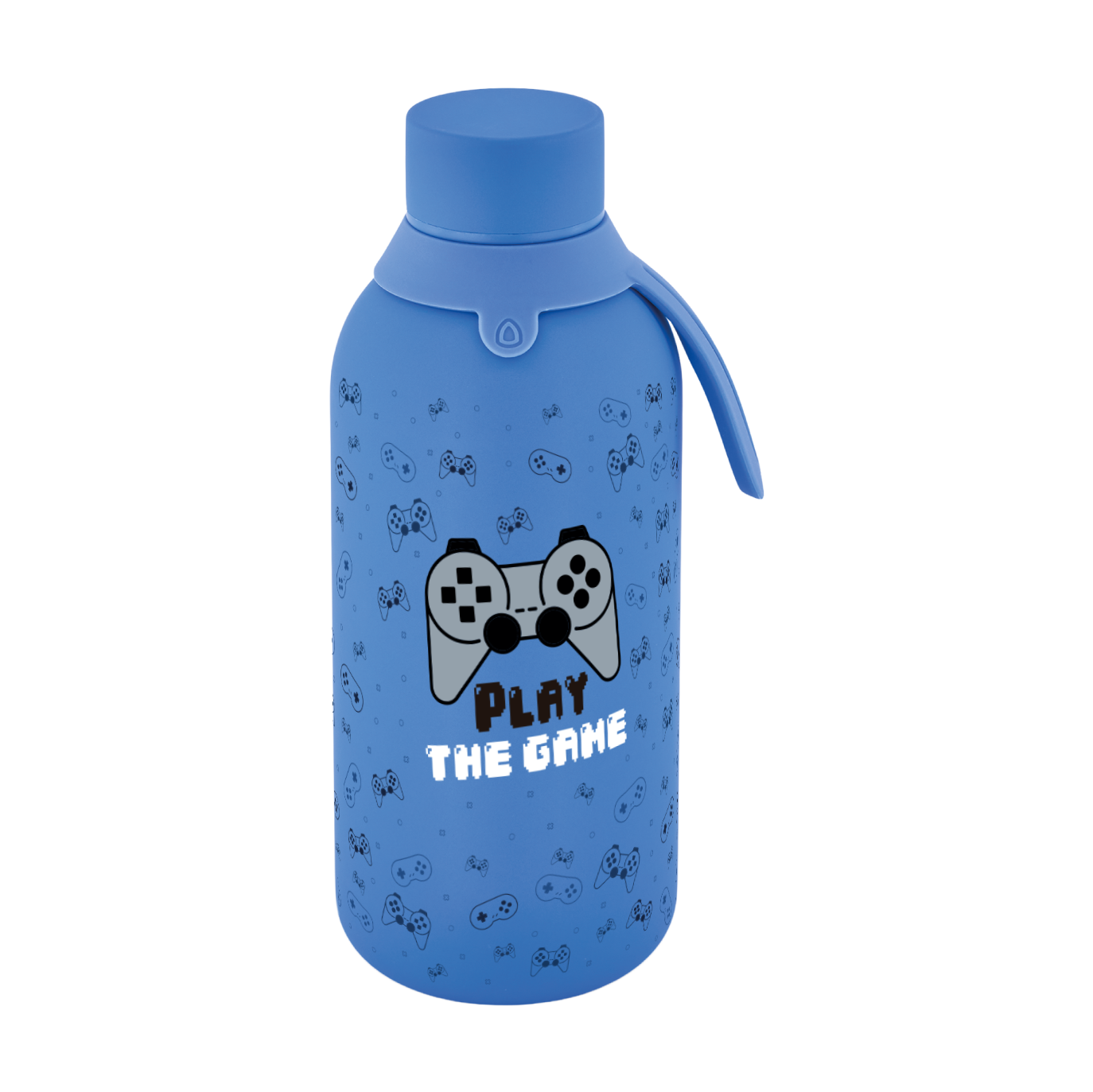 Botella Térmica de Acero Inoxidable con Interior Cerámico y Doble Tapón – Pixel Gaming | Aurea