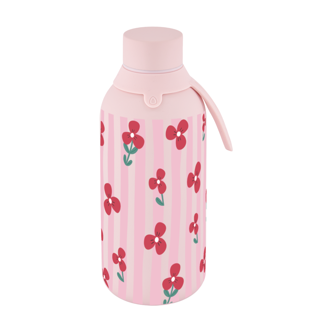Botella Térmica de Acero Inoxidable con Interior Cerámico y Doble Tapón – Floral Picnic | Aurea