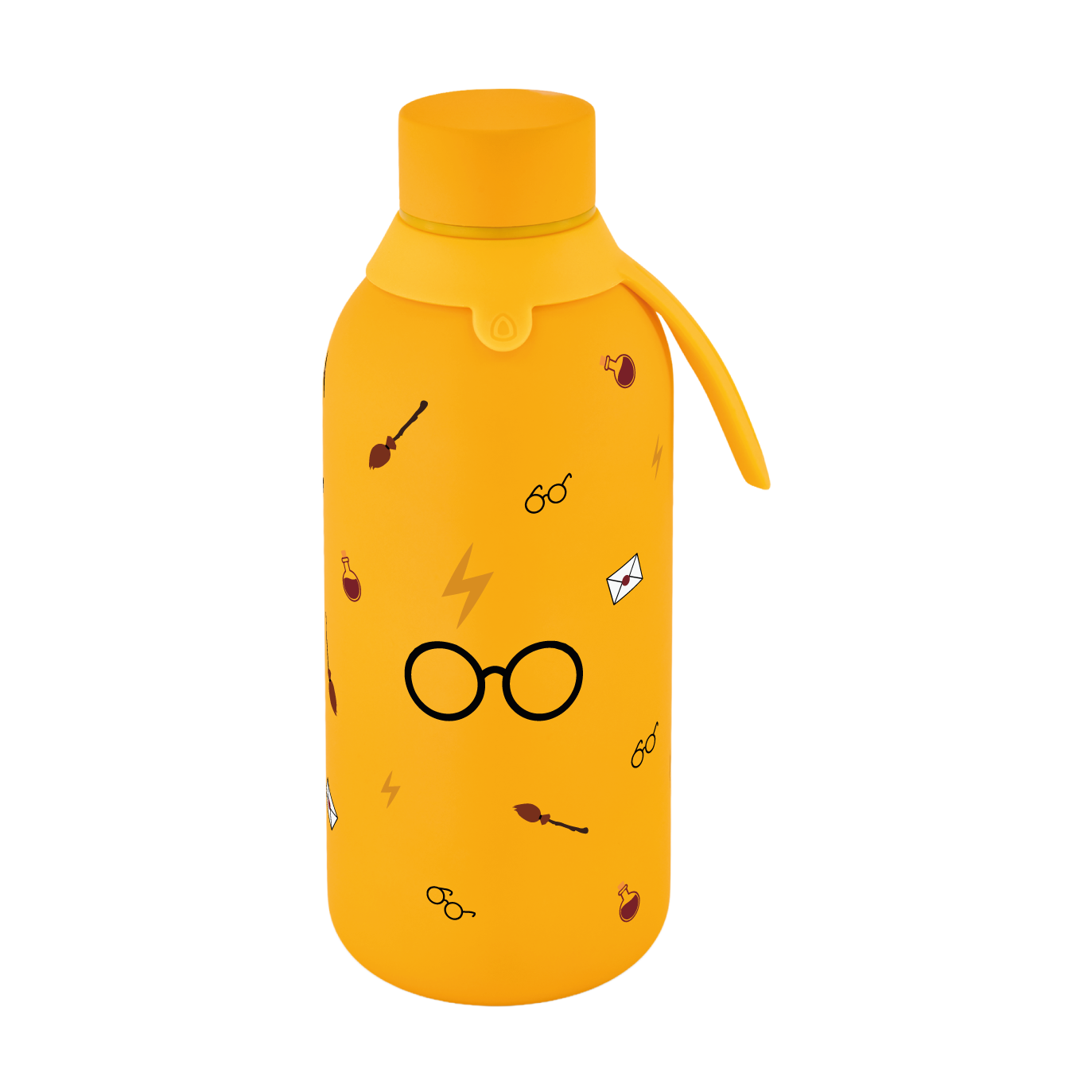Botella Térmica Interior Cerámico + Doble Tapón - Wizard School | Aurea Kids