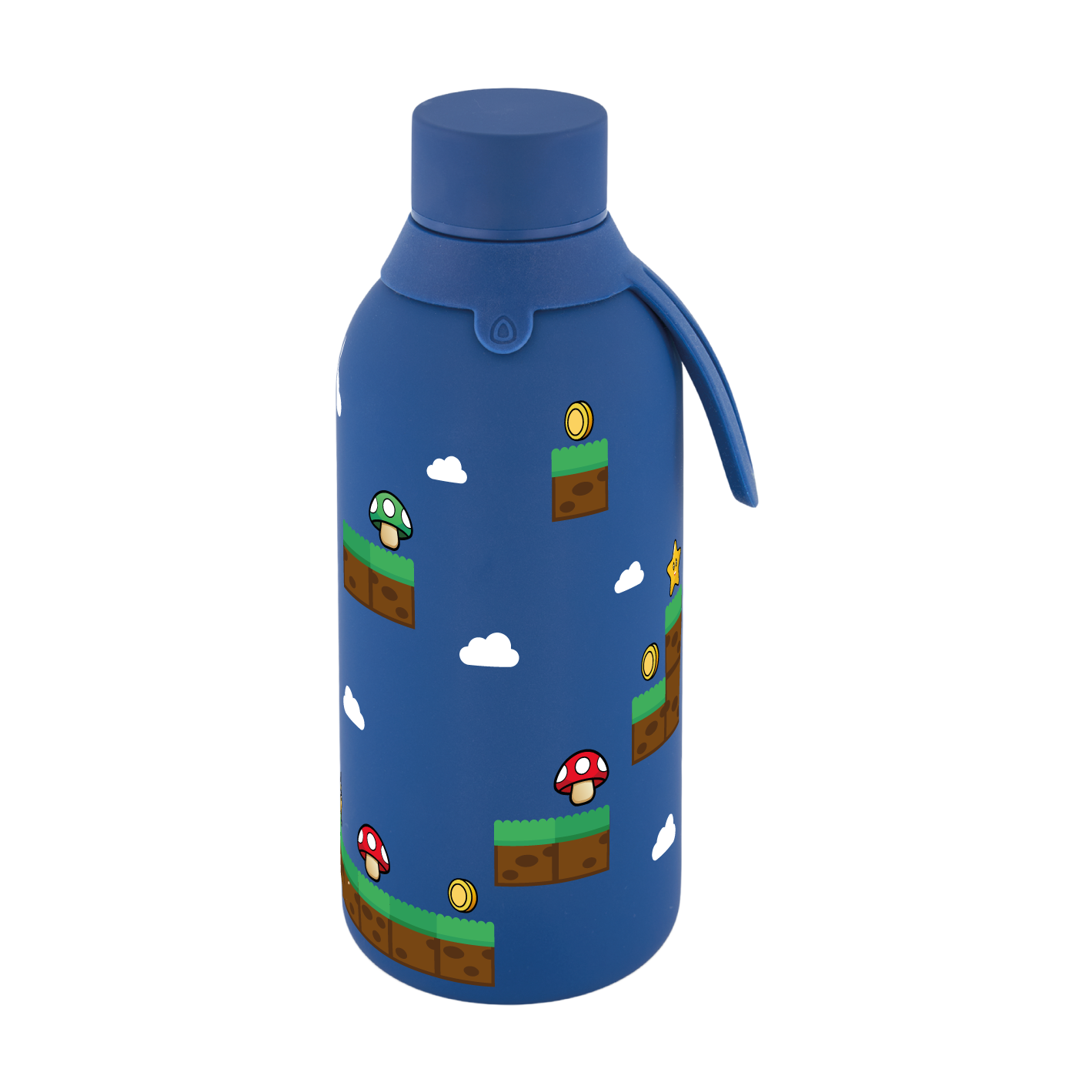 Botella Térmica Interior Cerámico + Doble Tapón - Level Boss | Aurea Kids