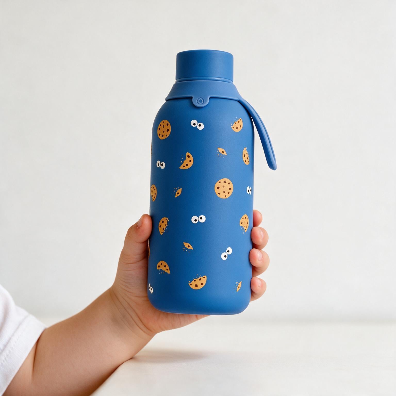 Botella Térmica Interior Cerámico + Doble Tapón - Cookie Beast | Aurea Kids