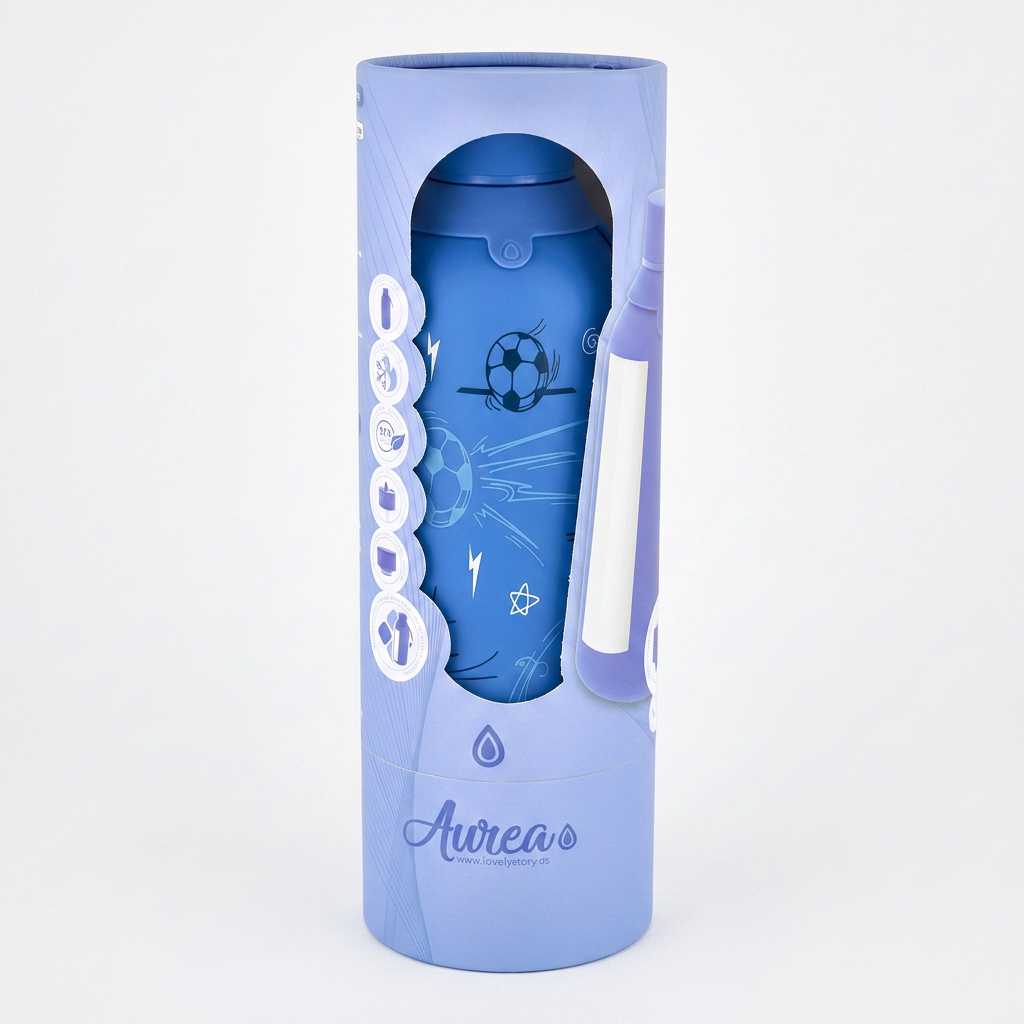 Botella Térmica Interior Cerámico + Doble Tapón - Action Club | Aurea Kids