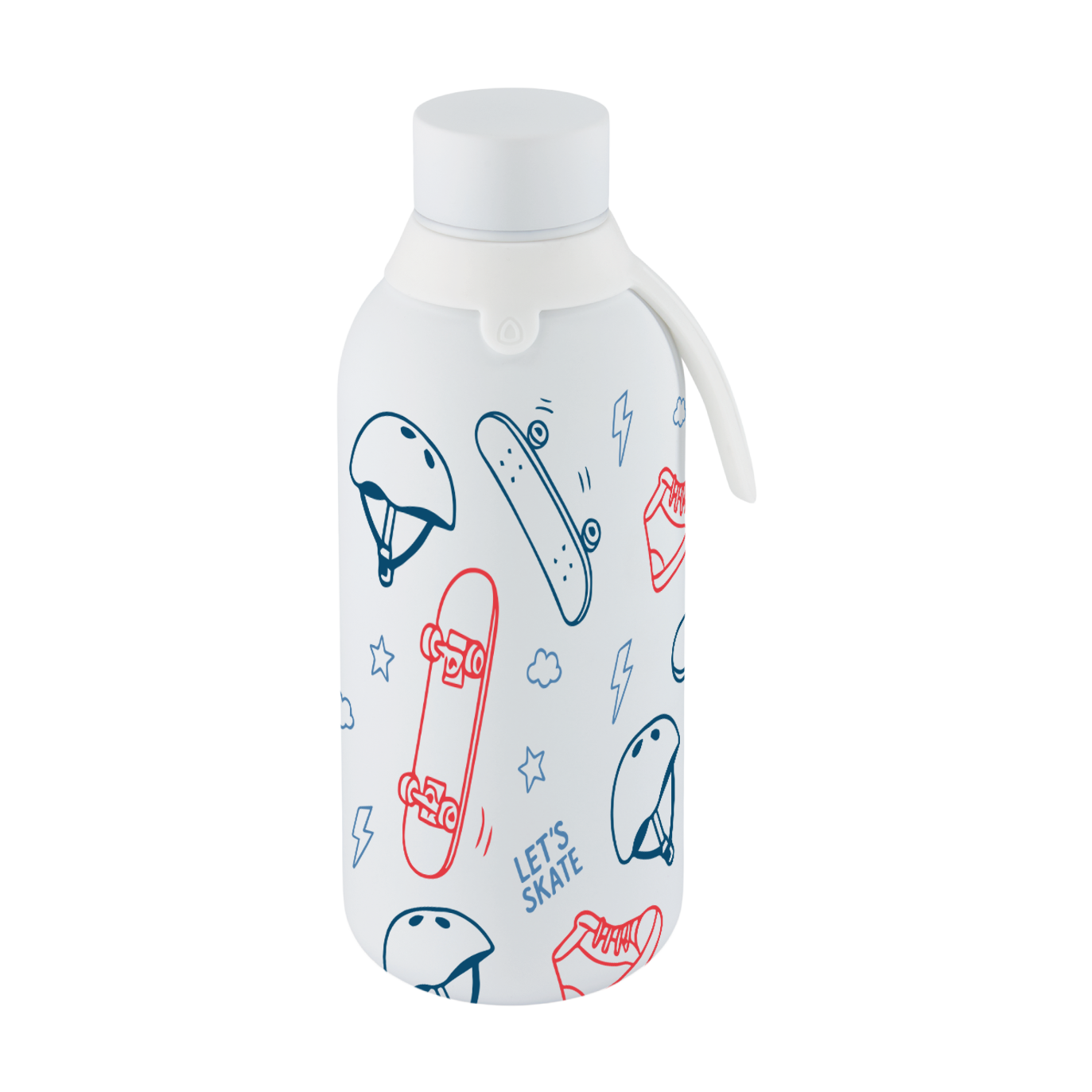 Botella Térmica Interior Cerámico + Doble Tapón - Action Club | Aurea Kids