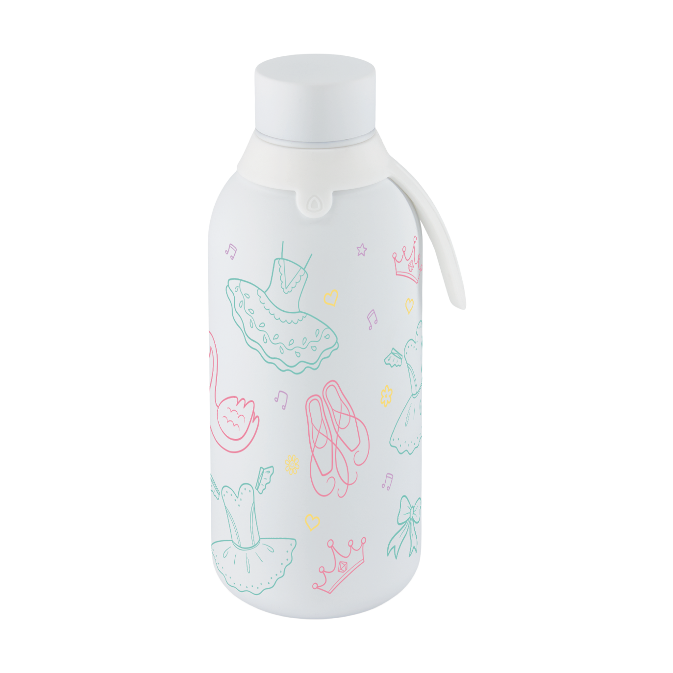 Botella Térmica Interior Cerámico + Doble Tapón - Go Power | Aurea Kids