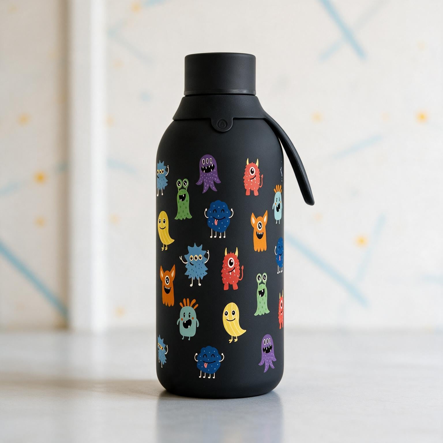 Botella Térmica Interior Cerámico + Doble Tapón - Wild Things | Aurea Kids