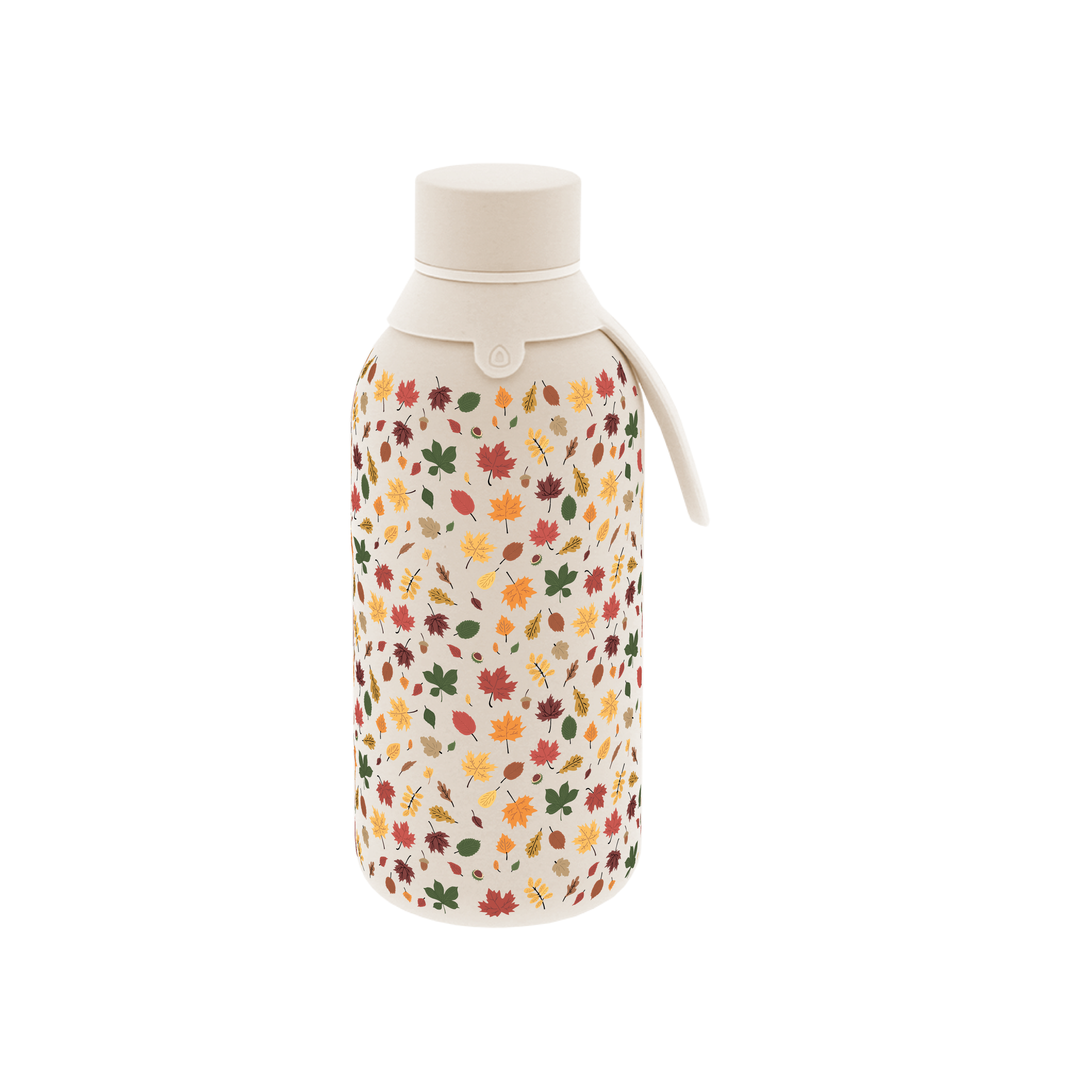 Botella Térmica de Acero Inoxidable con Interior Cerámico y Doble Tapón – Autumn Vibes | Aurea