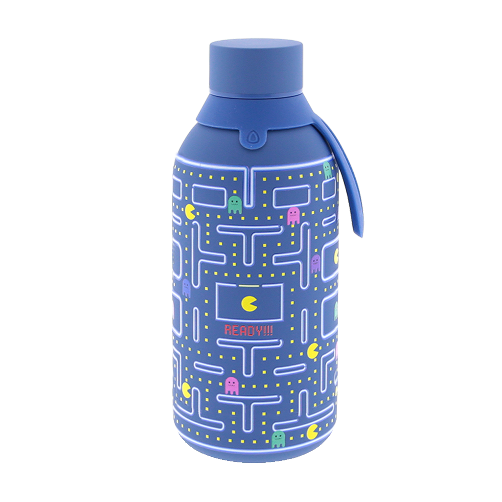Botella Térmica de Acero Inoxidable con Interior Cerámico y Doble Tapón – Pixel Run | Aurea
