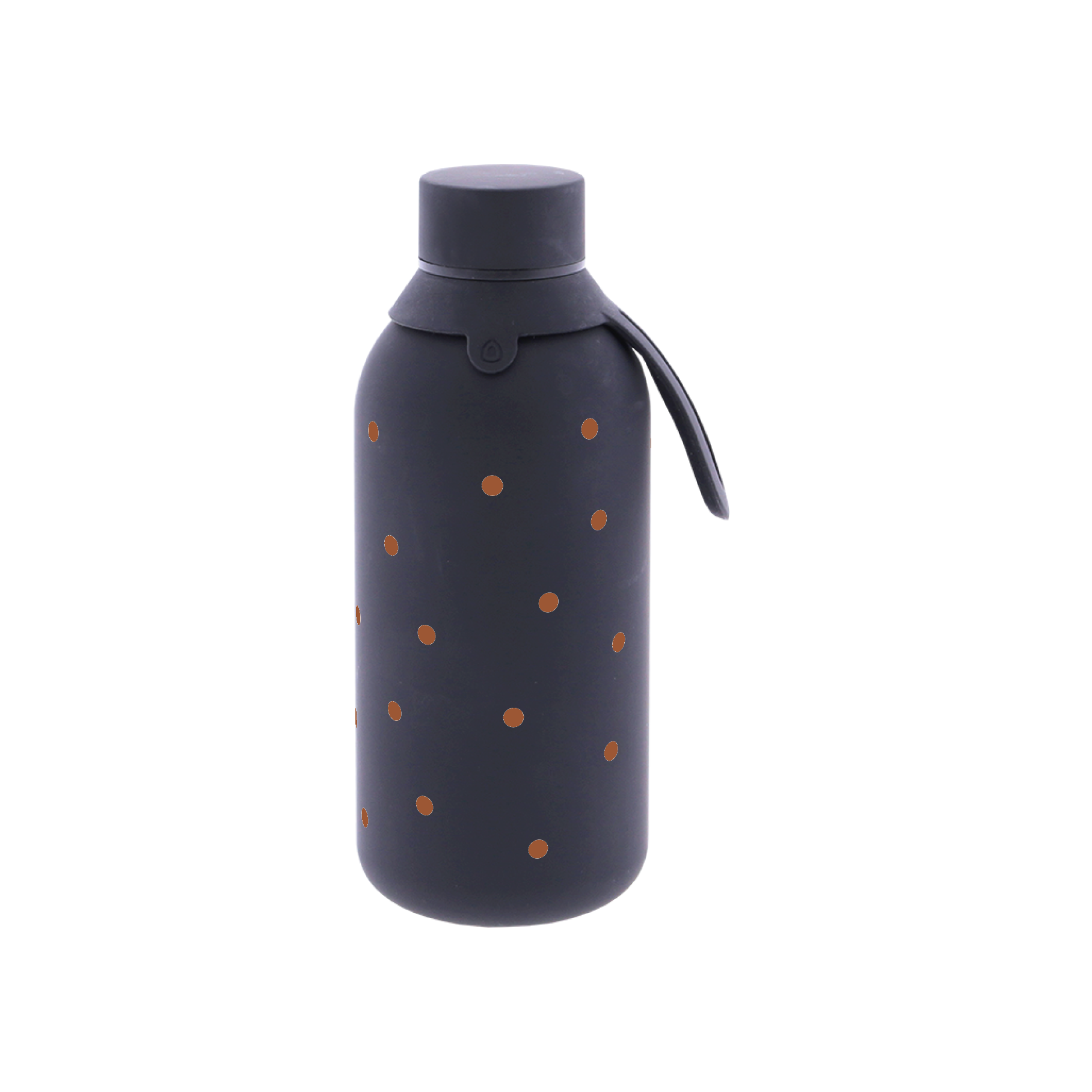 Botella Térmica de Acero Inoxidable con Interior Cerámico y Doble Tapón – Petite Dots | Aurea