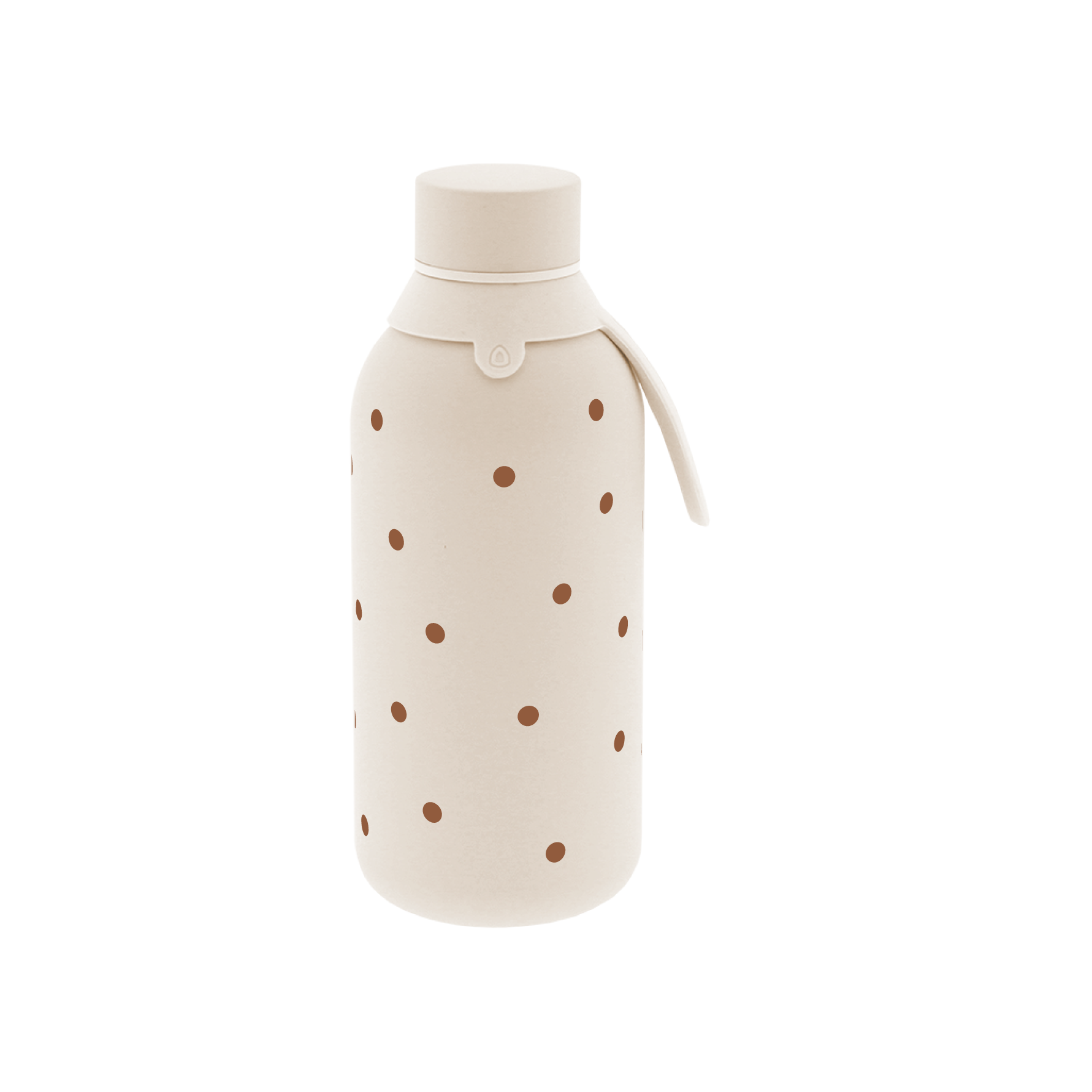 Botella Térmica de Acero Inoxidable con Interior Cerámico y Doble Tapón – Petite Dots | Aurea