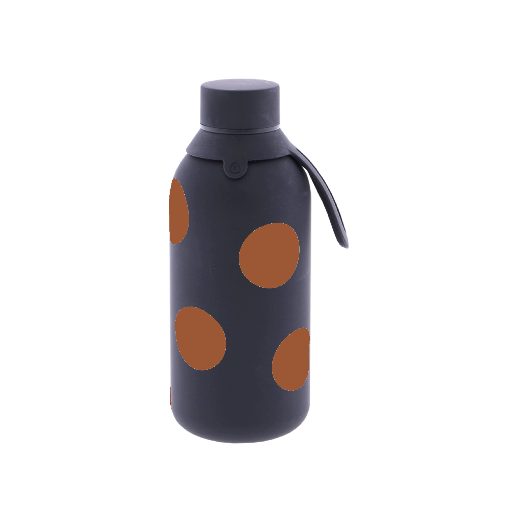 Botella Térmica de Acero Inoxidable con Interior Cerámico y Doble Tapón – Bold Dots | Aurea