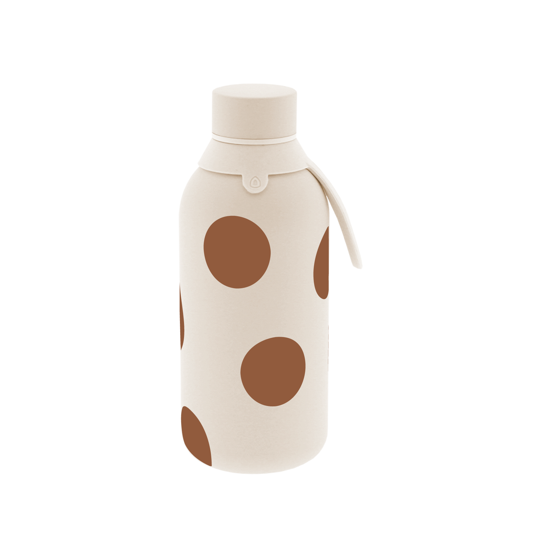 Botella Térmica de Acero Inoxidable con Interior Cerámico y Doble Tapón – Bold Dots | Aurea