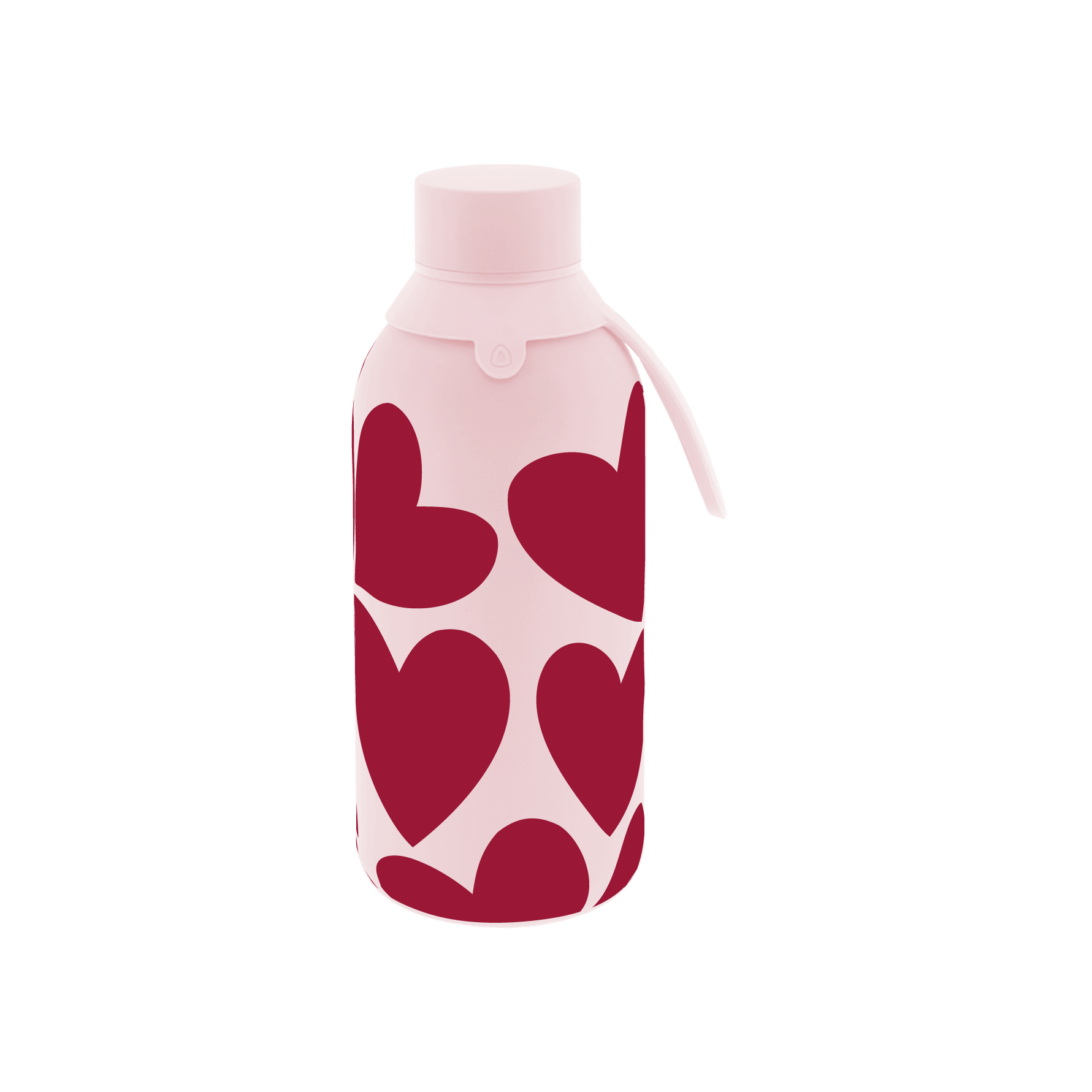 Botella Térmica de Acero Inoxidable con Interior Cerámico y Doble Tapón – Pure Love | Aurea