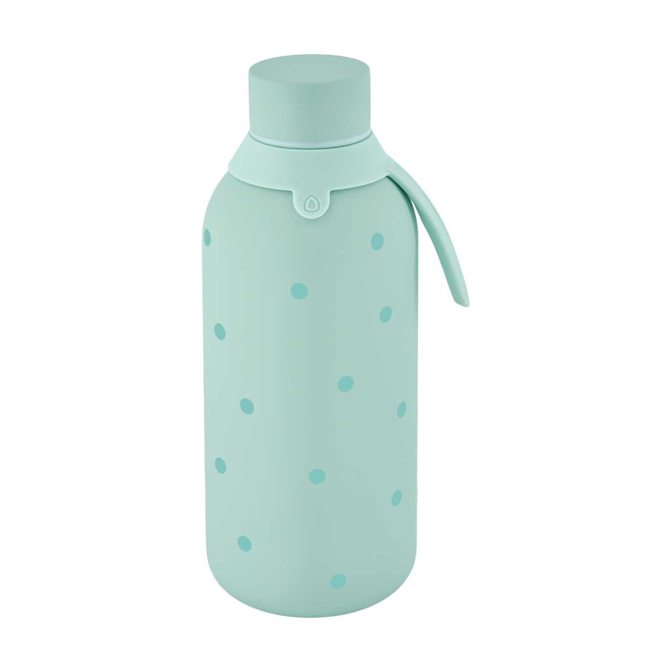Botella Térmica de Acero Inoxidable con Interior Cerámico y Doble Tapón – Pastel Dots | Aurea