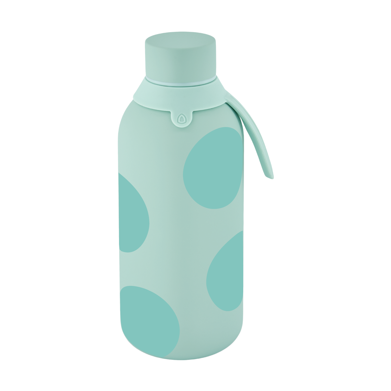 Botella Térmica de Acero Inoxidable con Interior Cerámico y Doble Tapón – Happy Dots | Aurea