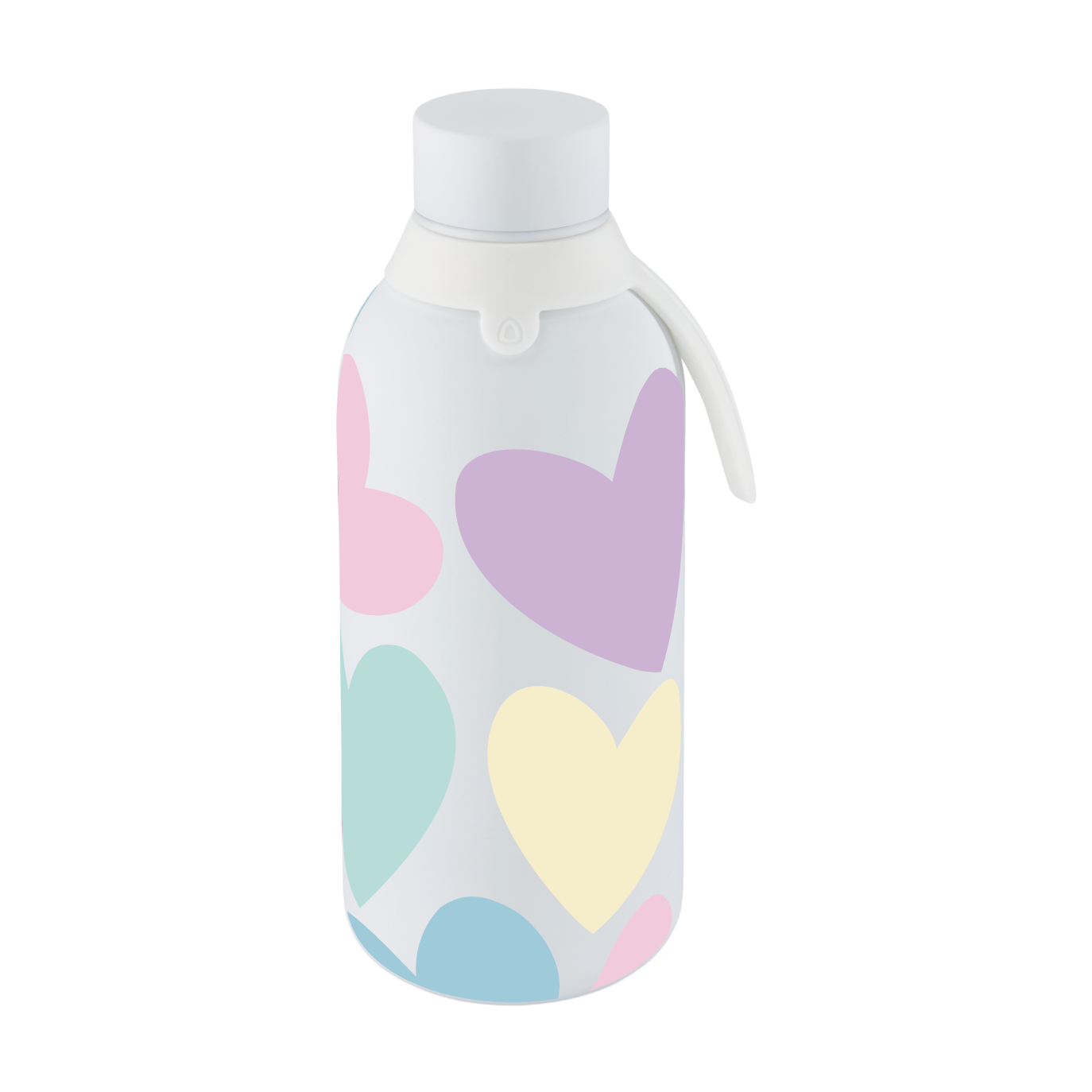 Botella Térmica de Acero Inoxidable con Interior Cerámico y Doble Tapón – Sweet Love | Aurea