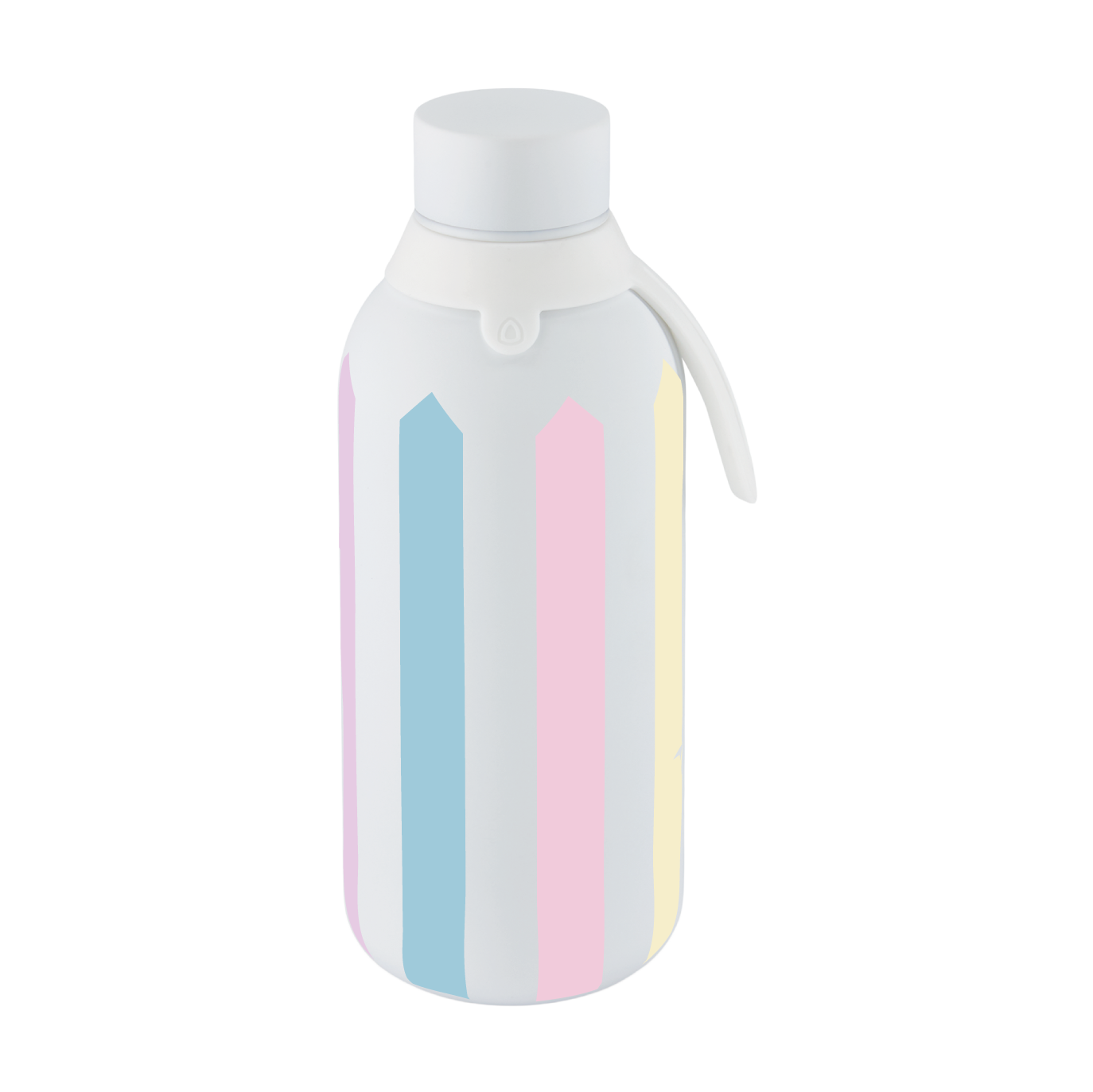Botella Térmica de Acero Inoxidable con Interior Cerámico y Doble Tapón – Candy Lines | Aurea