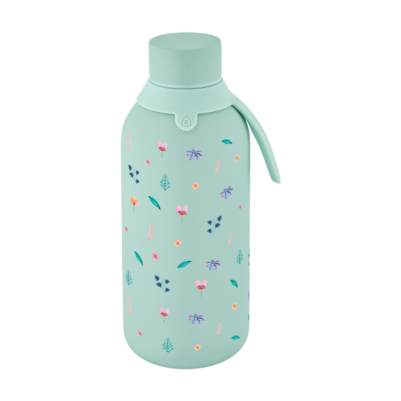 Botella Térmica de Acero Inoxidable con Interior Cerámico y Doble Tapón – Little Bloom | Aurea