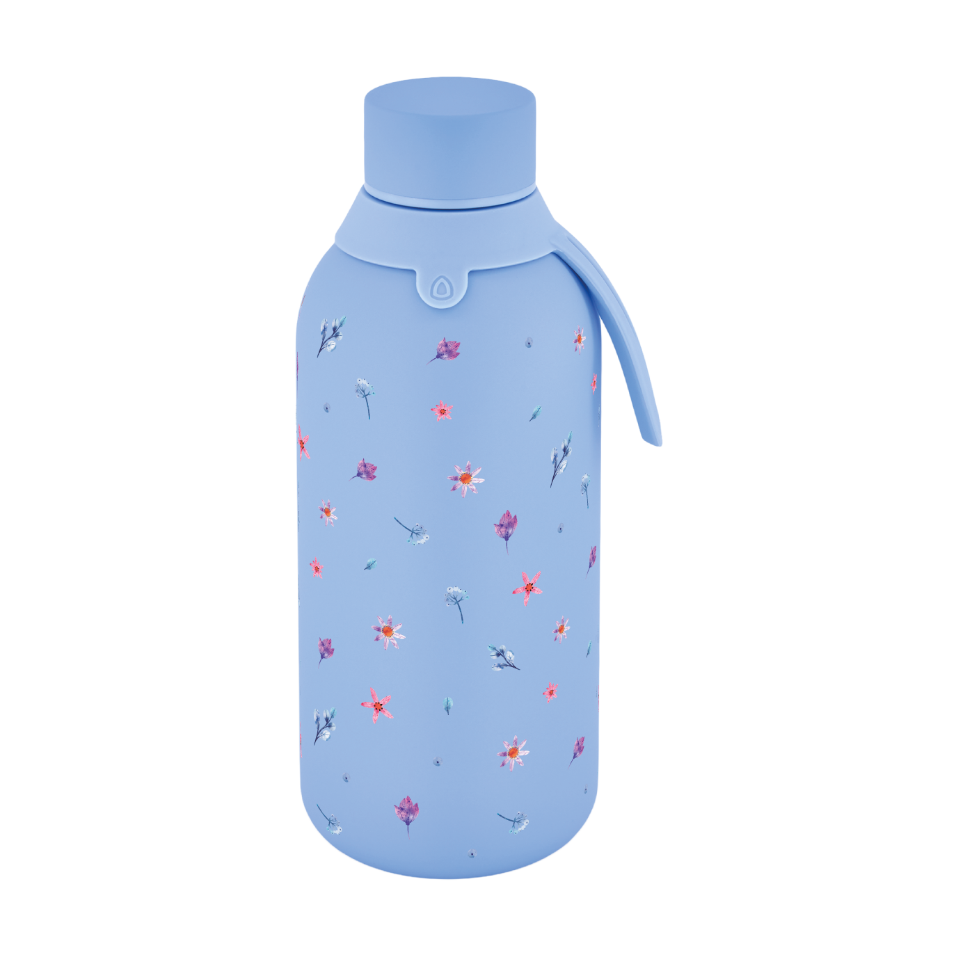 Botella Térmica de Acero Inoxidable con Interior Cerámico y Doble Tapón – Little Bloom | Aurea