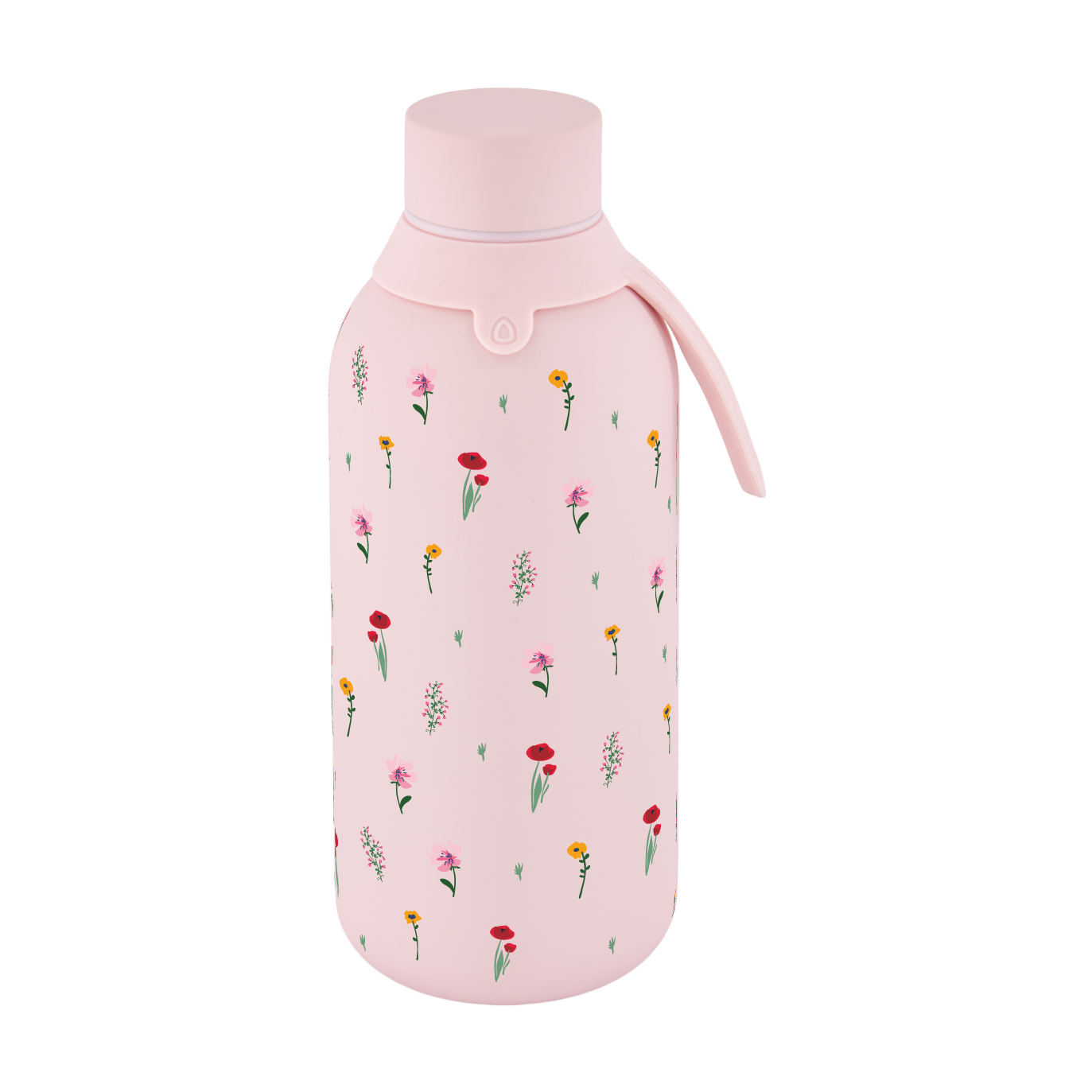 Botella Térmica de Acero Inoxidable con Interior Cerámico y Doble Tapón – Little Bloom | Aurea