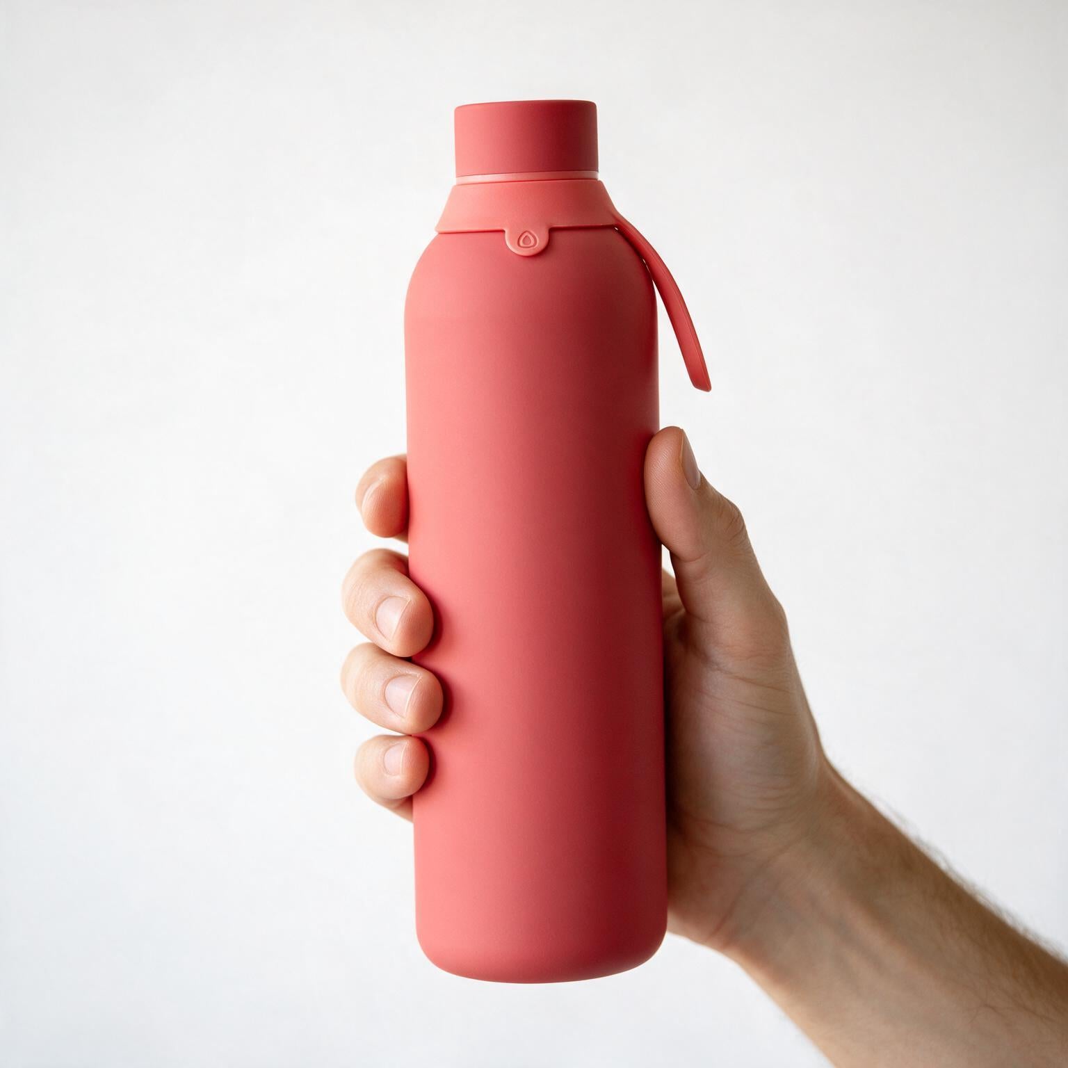 Botella Térmica de Acero Inoxidable con Interior Cerámico y Doble Tapón – Lisa | Aurea