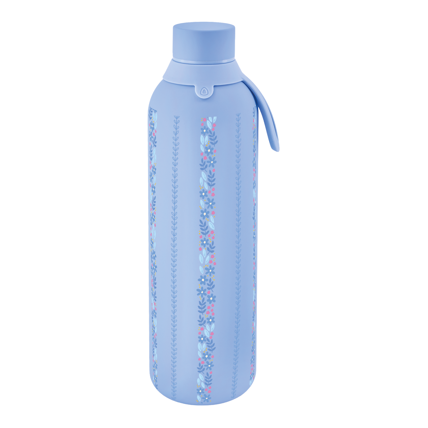 Botella Térmica de Acero Inoxidable con Interior Cerámico y Doble Tapón – Petal Lines | Aurea