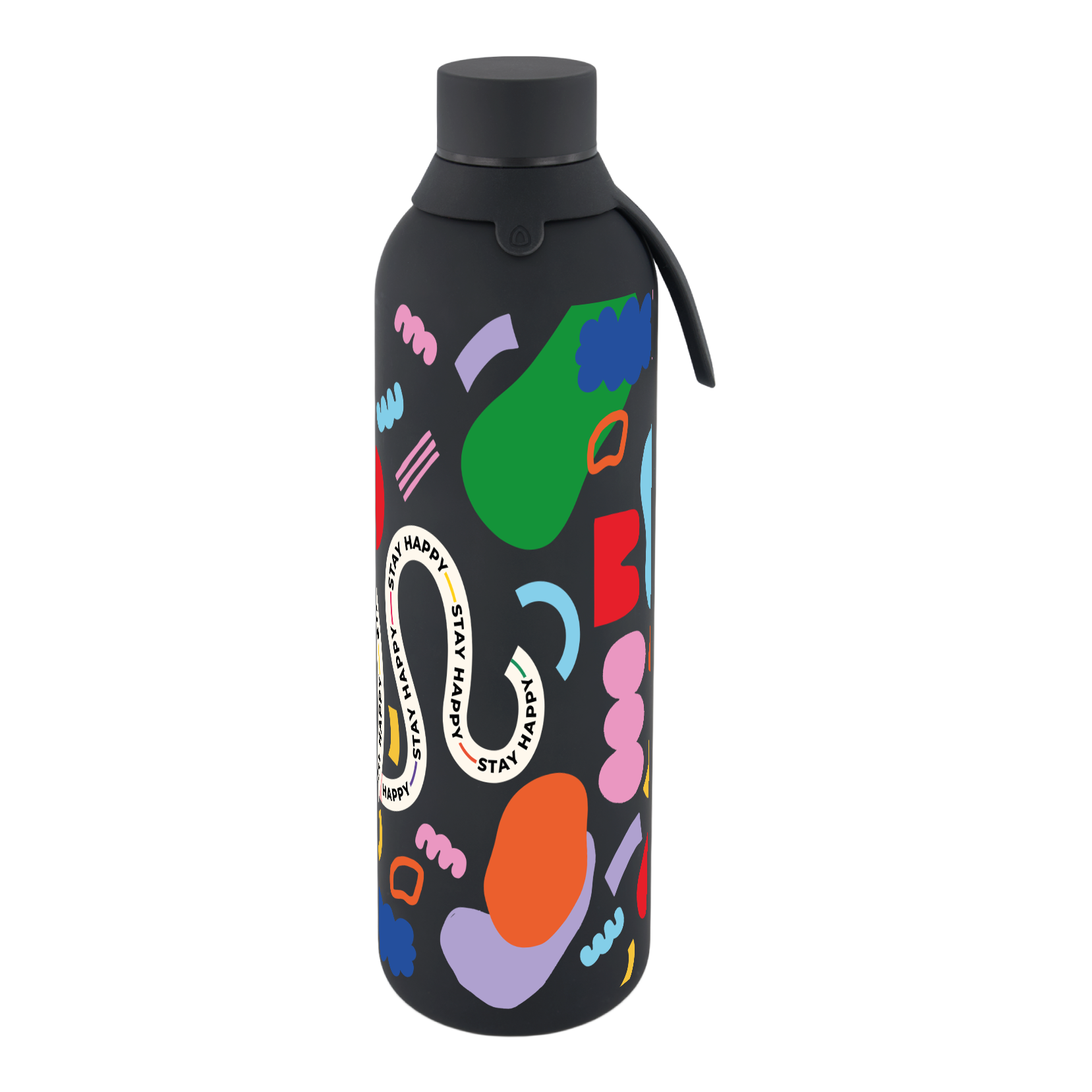 Botella Térmica de Acero Inoxidable con Interior Cerámico y Doble Tapón – Keep Moving | Aurea