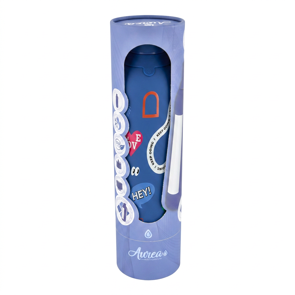 Botella Térmica de Acero Inoxidable con Interior Cerámico y Doble Tapón – Keep Moving | Aurea