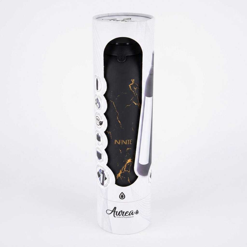 Botella Térmica de Acero Inoxidable con Interior Cerámico y Doble Tapón – Pure Gold | Aurea