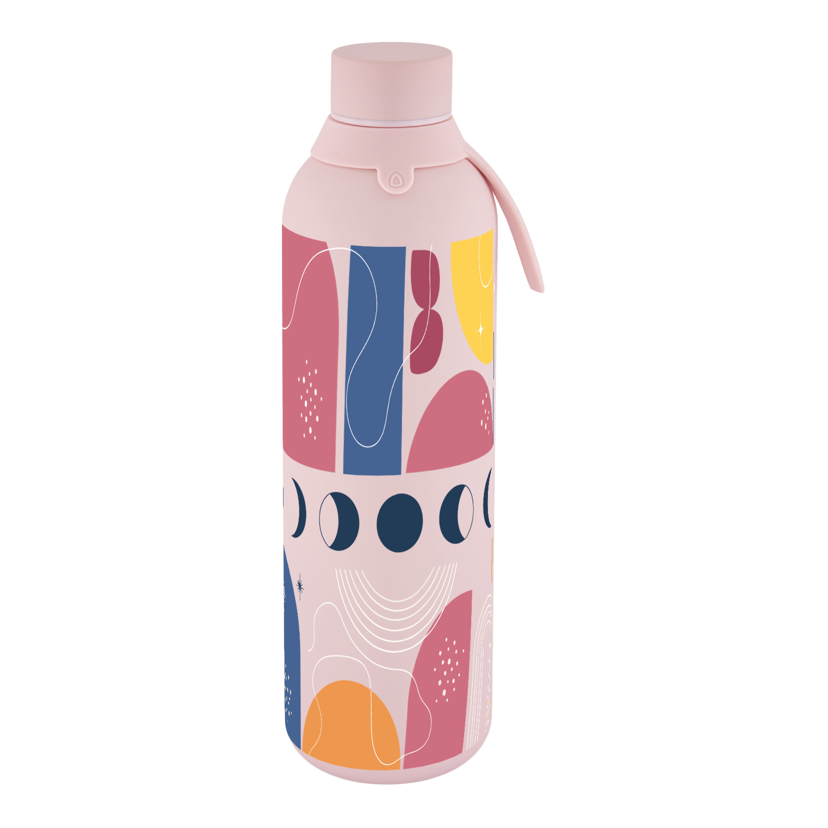 Botella Térmica de Acero Inoxidable con Interior Cerámico y Doble Tapón – Boho Soul | Aurea