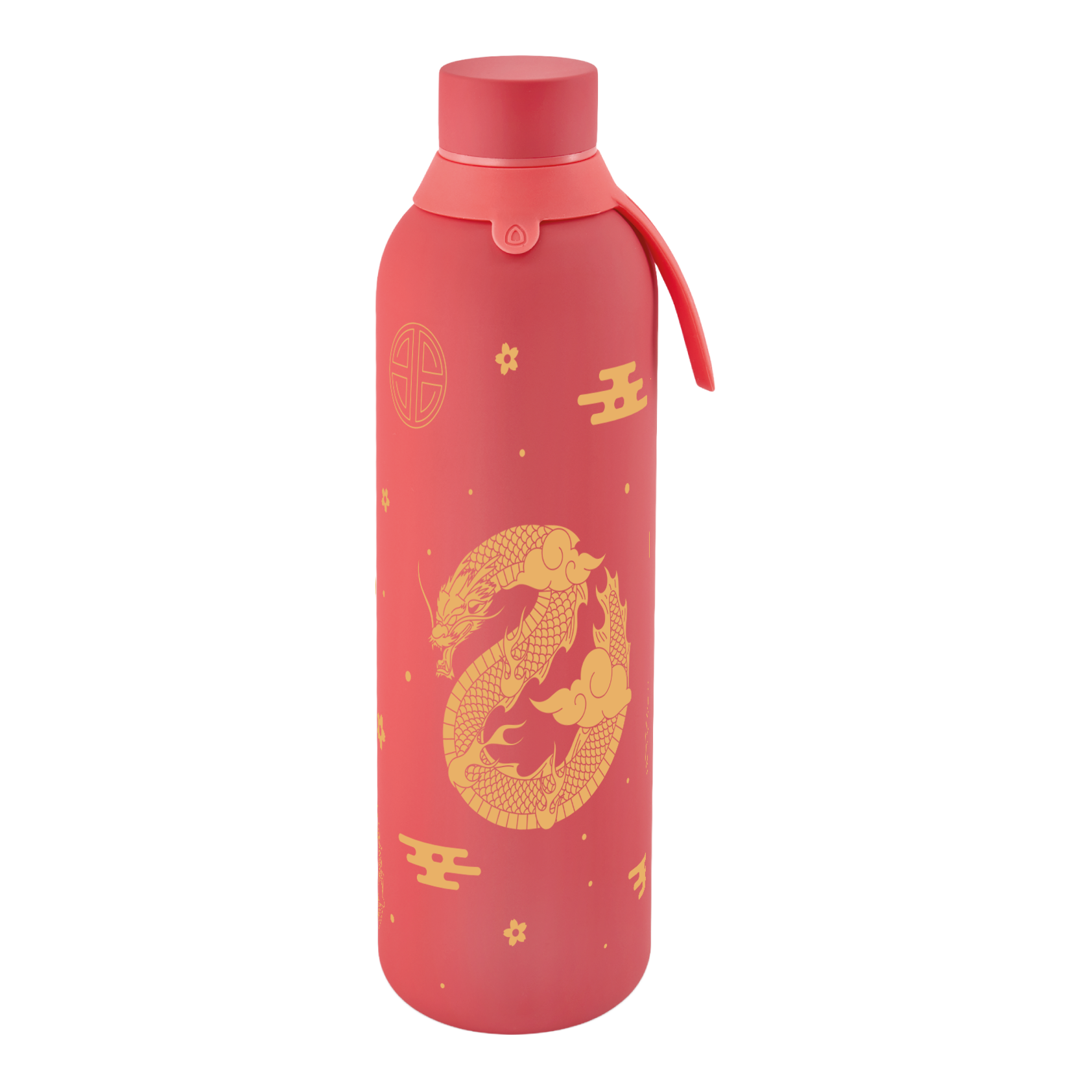 Botella Térmica de Acero Inoxidable con Interior Cerámico y Doble Tapón – Dragon Spirit | Aurea