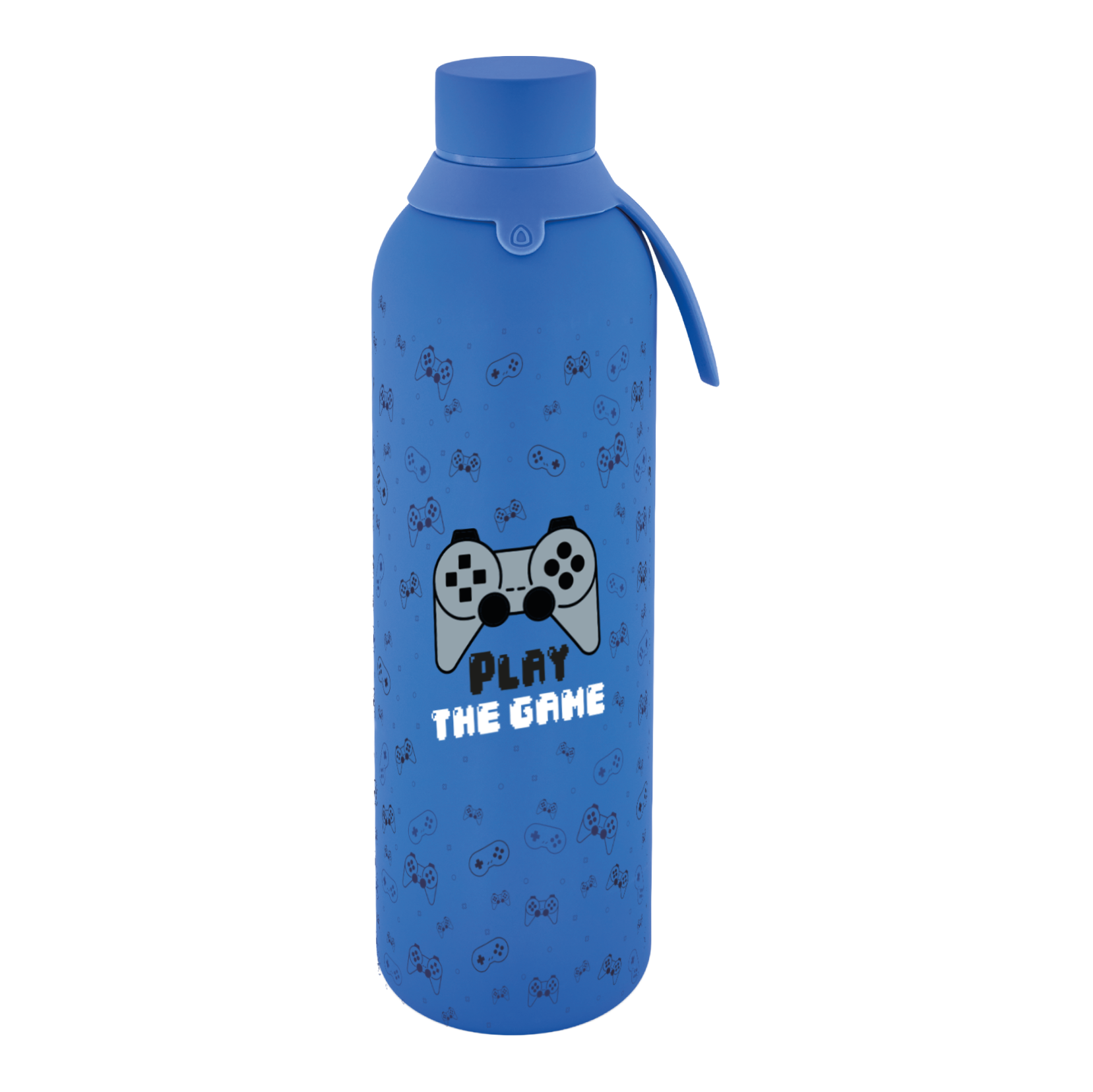 Botella Térmica de Acero Inoxidable con Interior Cerámico y Doble Tapón – Pixel Gaming | Aurea