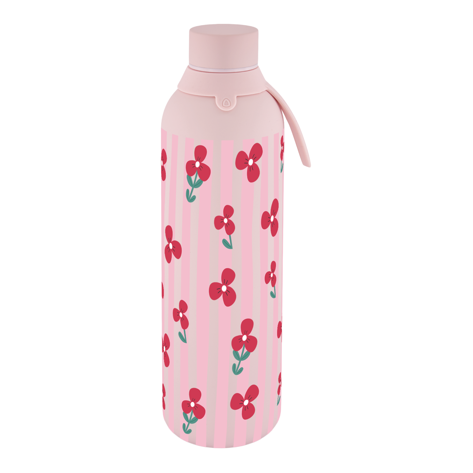 Botella Térmica de Acero Inoxidable con Interior Cerámico y Doble Tapón – Floral Picnic | Aurea