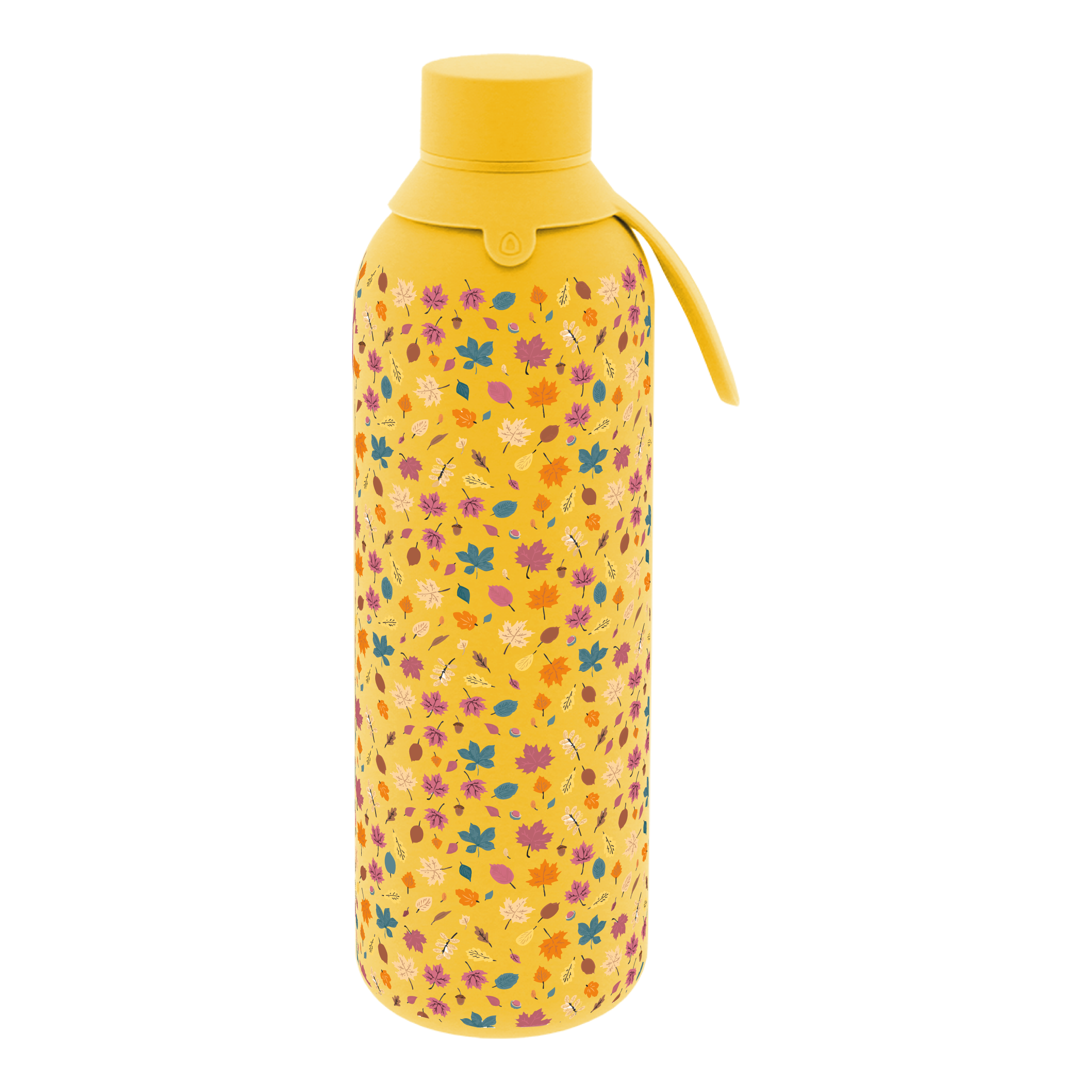 Botella Térmica de Acero Inoxidable con Interior Cerámico y Doble Tapón – Autumn Vibes | Aurea