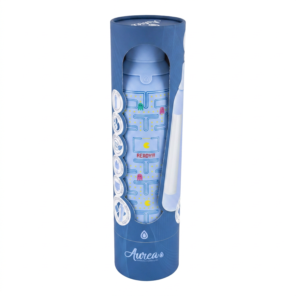 Botella Térmica de Acero Inoxidable con Interior Cerámico y Doble Tapón – Pixel Run | Aurea