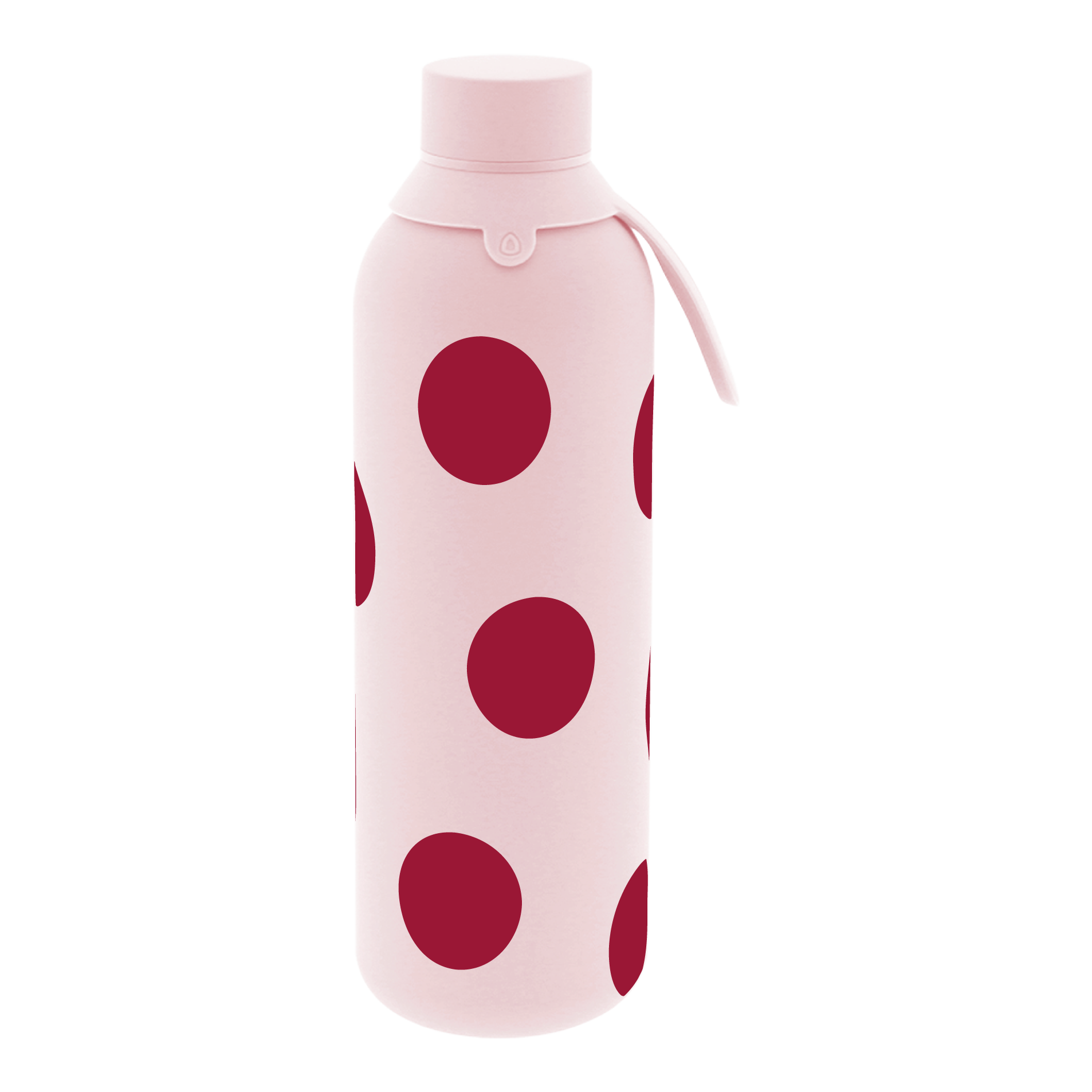 Botella Térmica de Acero Inoxidable con Interior Cerámico y Doble Tapón – Bold Dots | Aurea