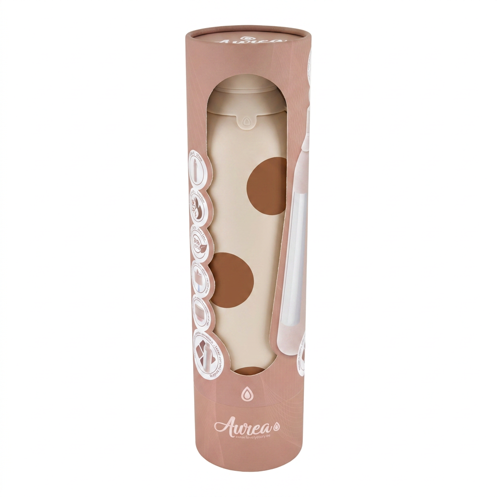 Botella Térmica de Acero Inoxidable con Interior Cerámico y Doble Tapón – Bold Dots | Aurea