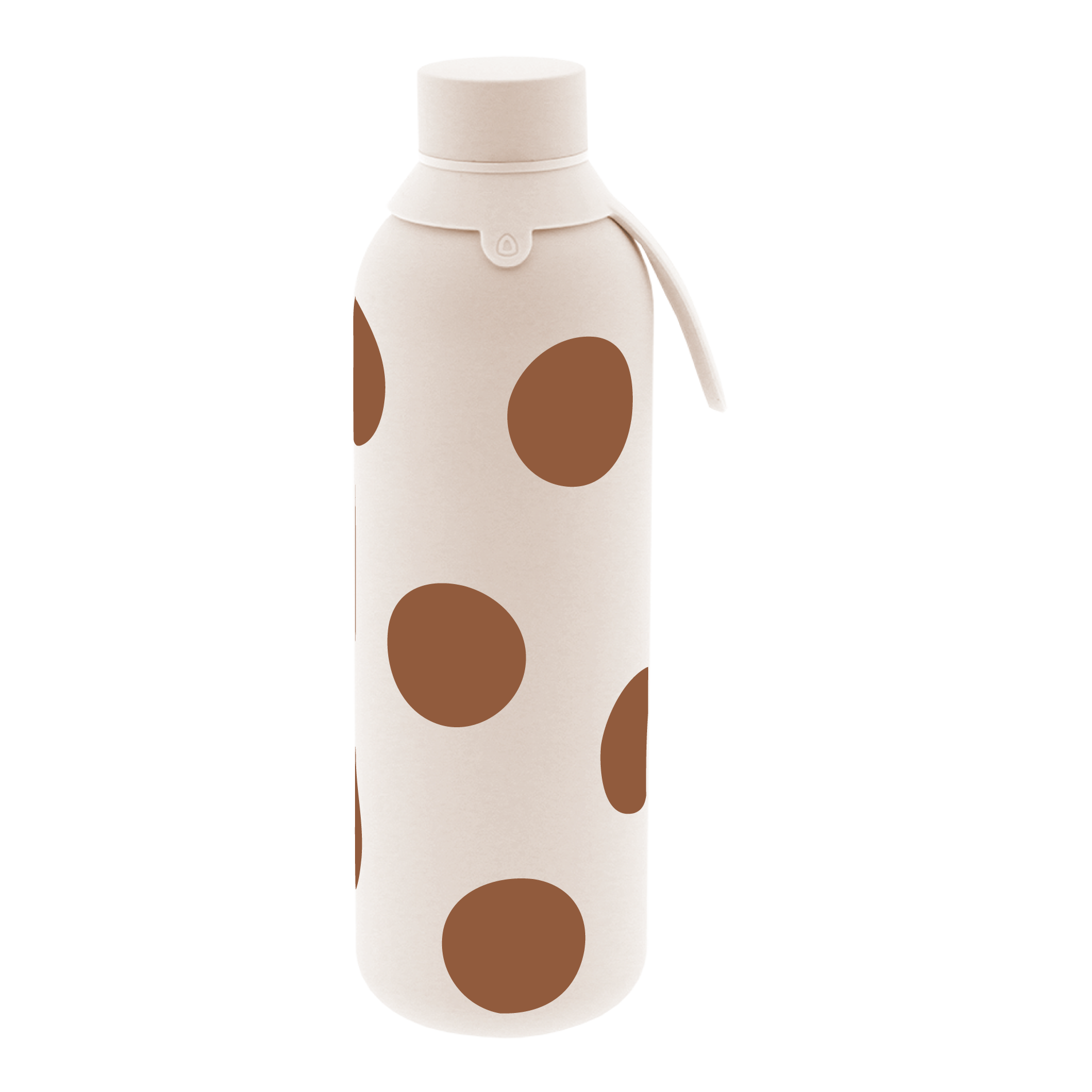 Botella Térmica de Acero Inoxidable con Interior Cerámico y Doble Tapón – Bold Dots | Aurea