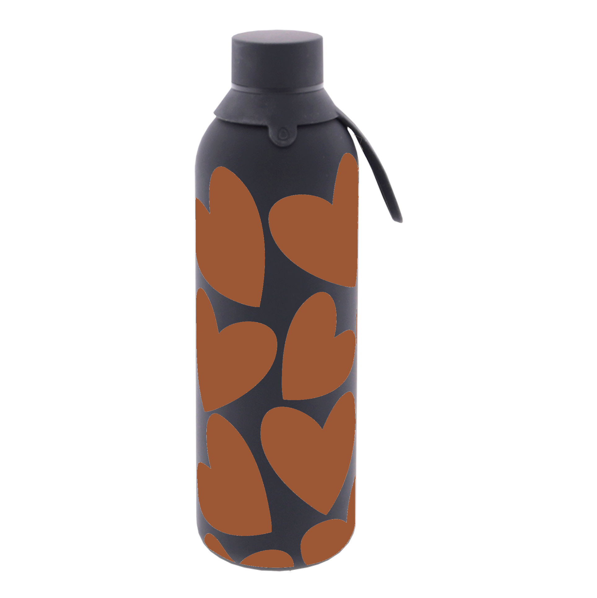 Botella Térmica de Acero Inoxidable con Interior Cerámico y Doble Tapón – Pure Love | Aurea