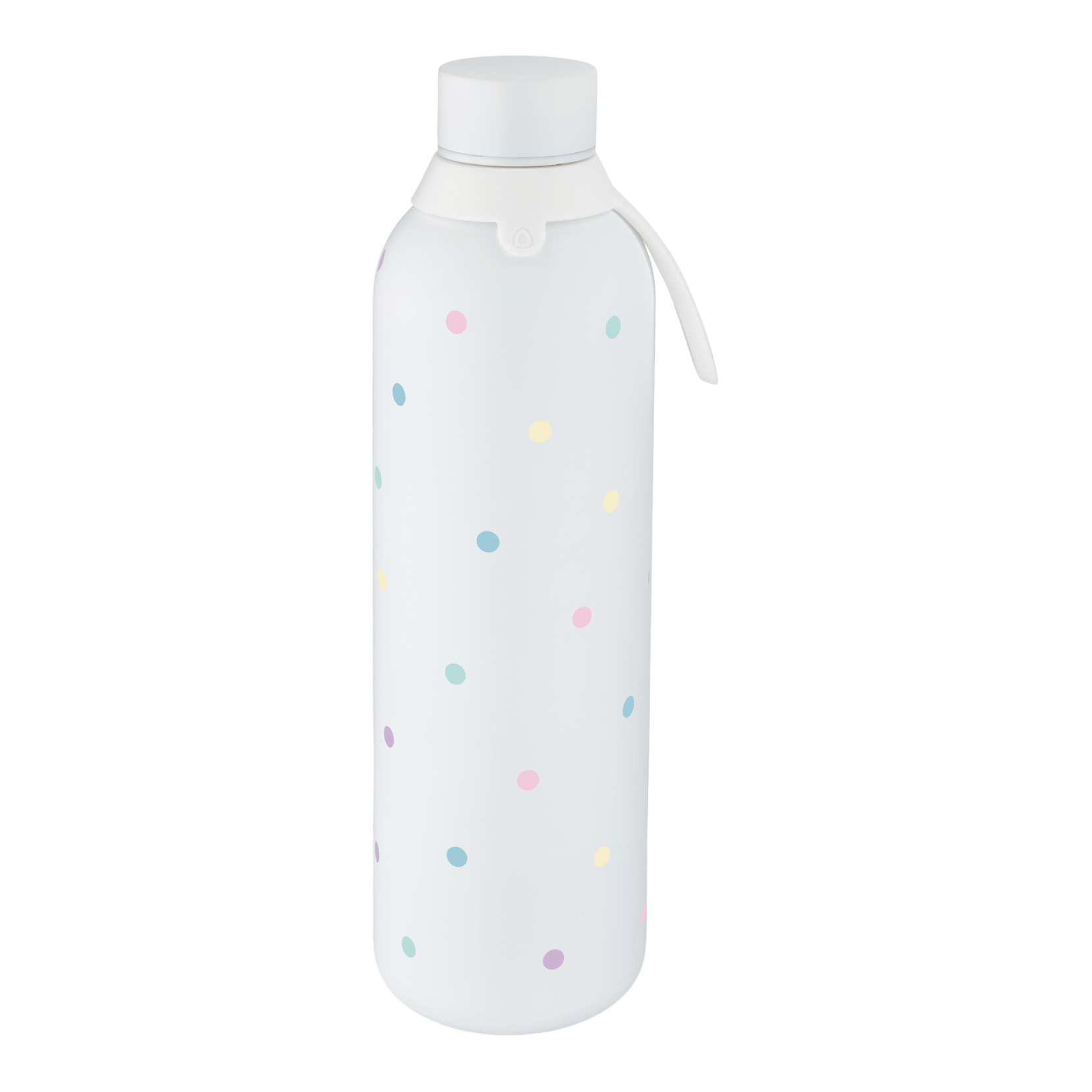 Botella Térmica de Acero Inoxidable con Interior Cerámico y Doble Tapón – Pastel Dots | Aurea