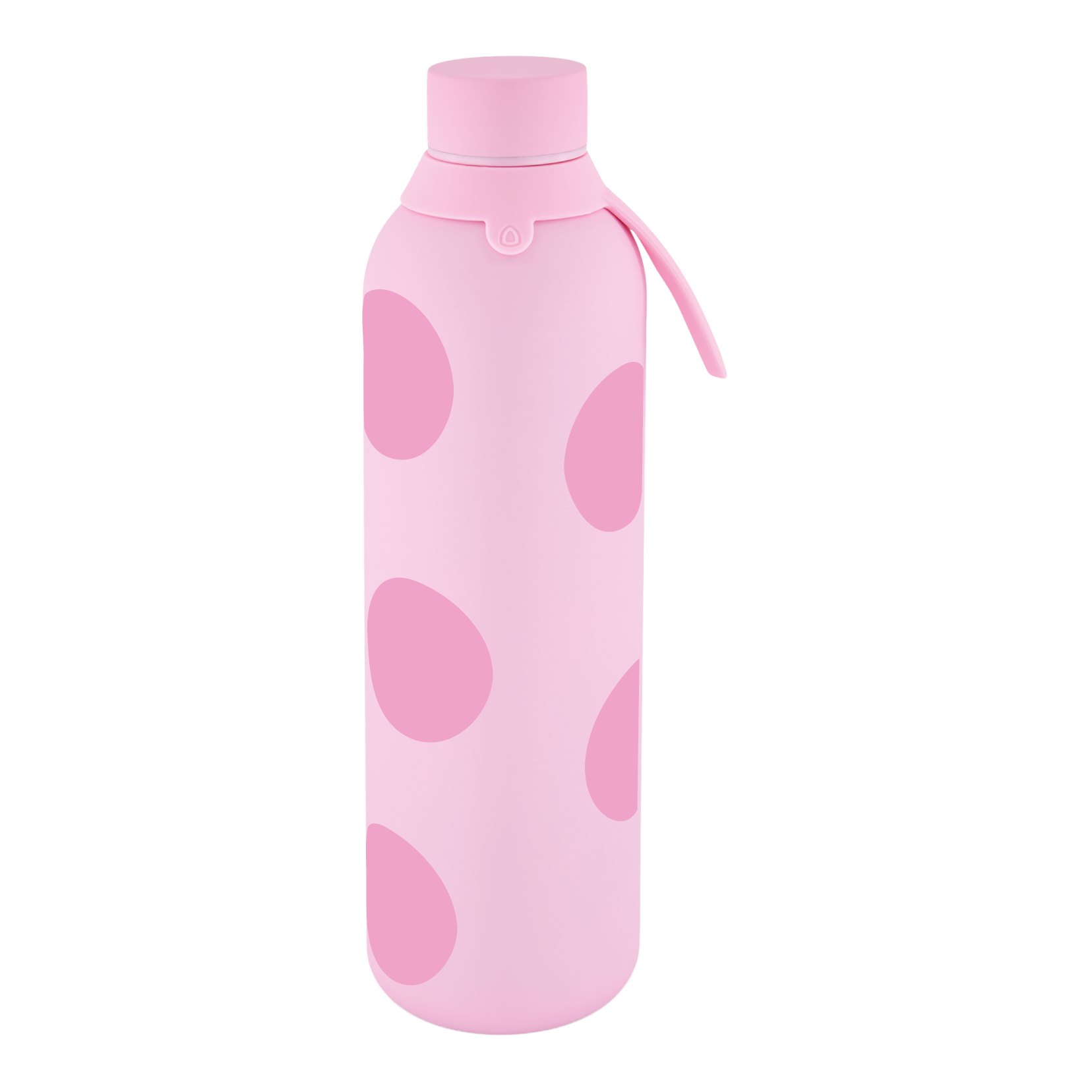 Botella Térmica de Acero Inoxidable con Interior Cerámico y Doble Tapón – Happy Dots | Aurea